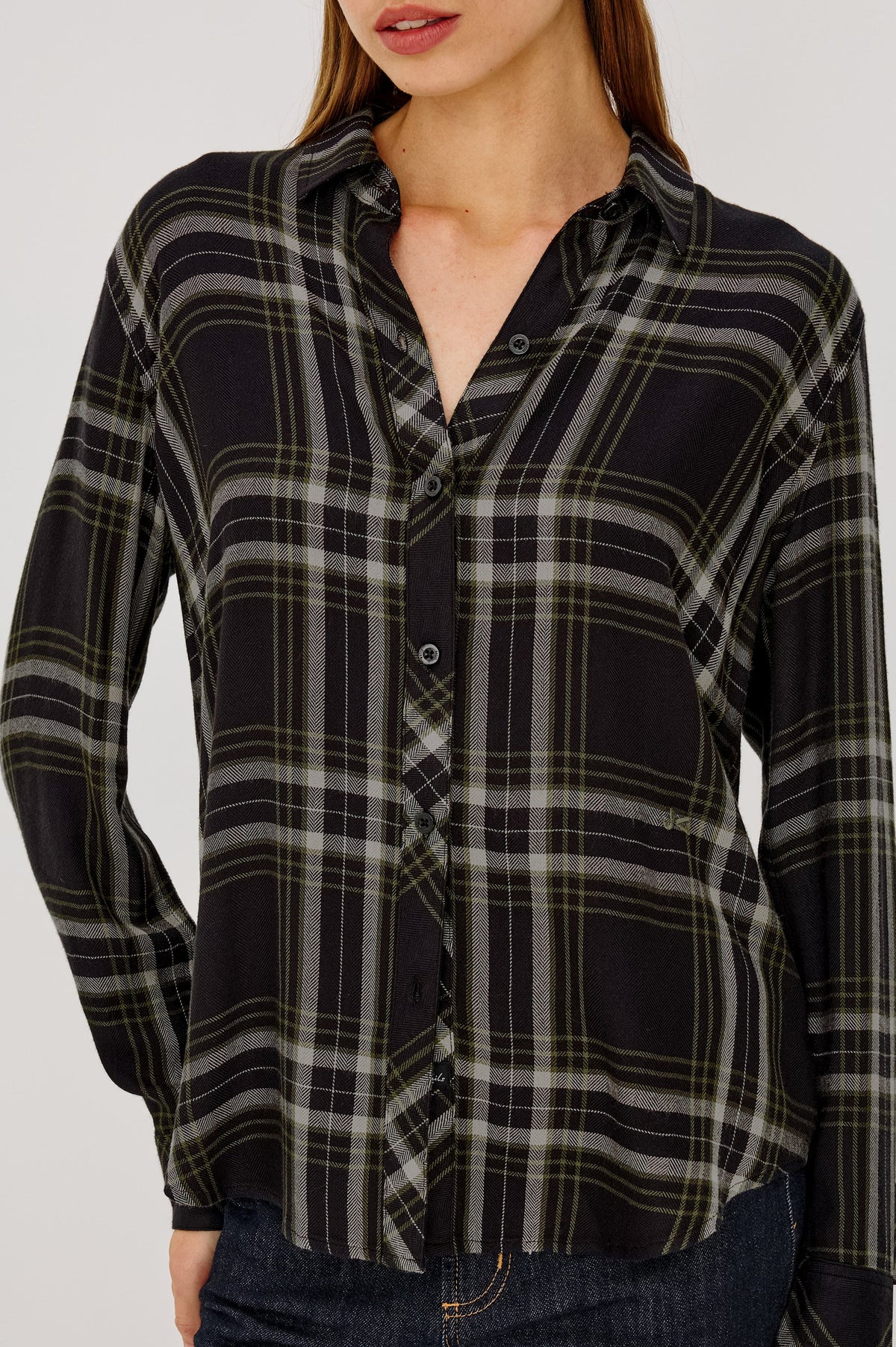 Hunter Shirt - Onyx Moss Sage