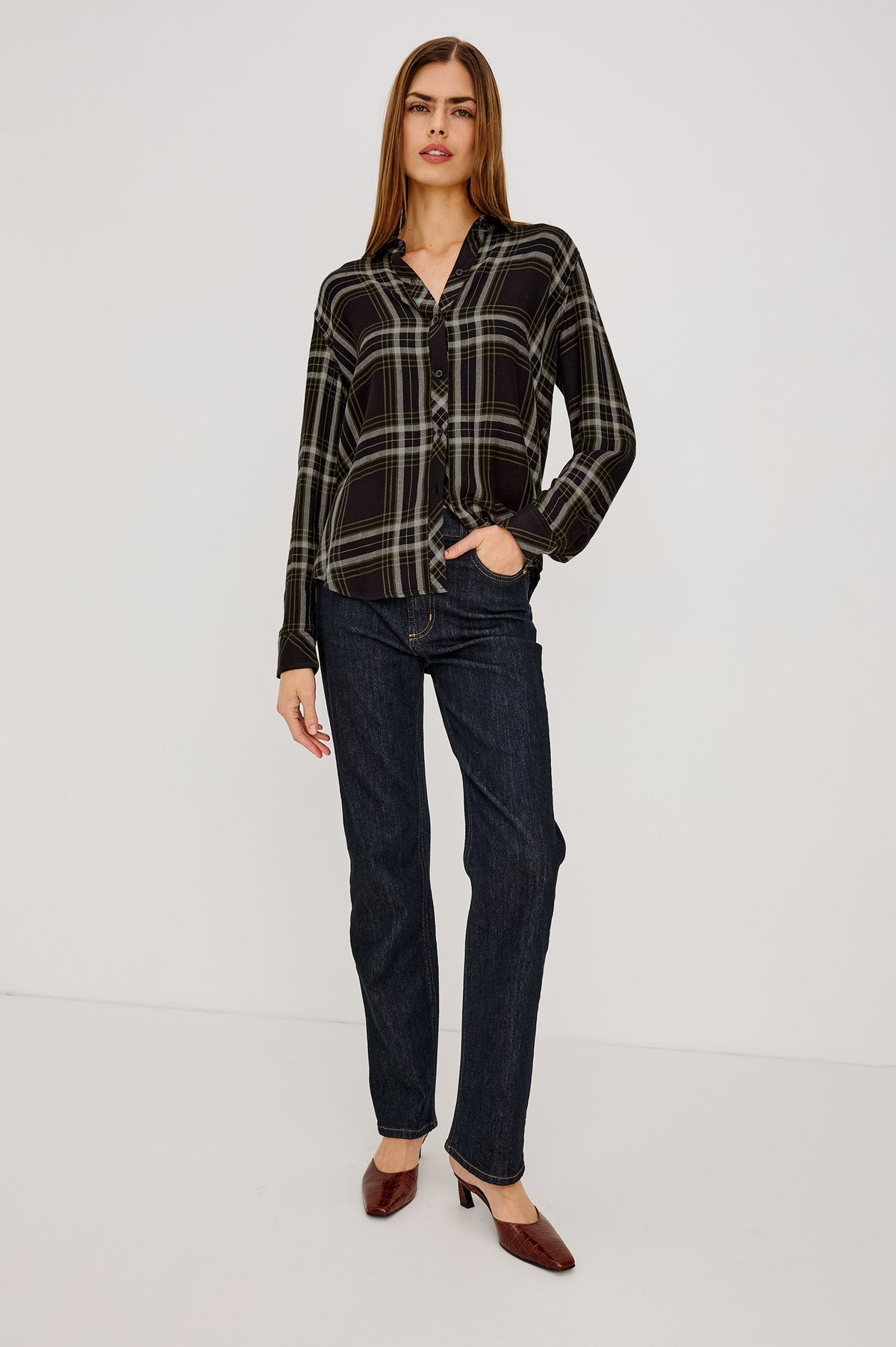 Hunter Shirt - Onyx Moss Sage