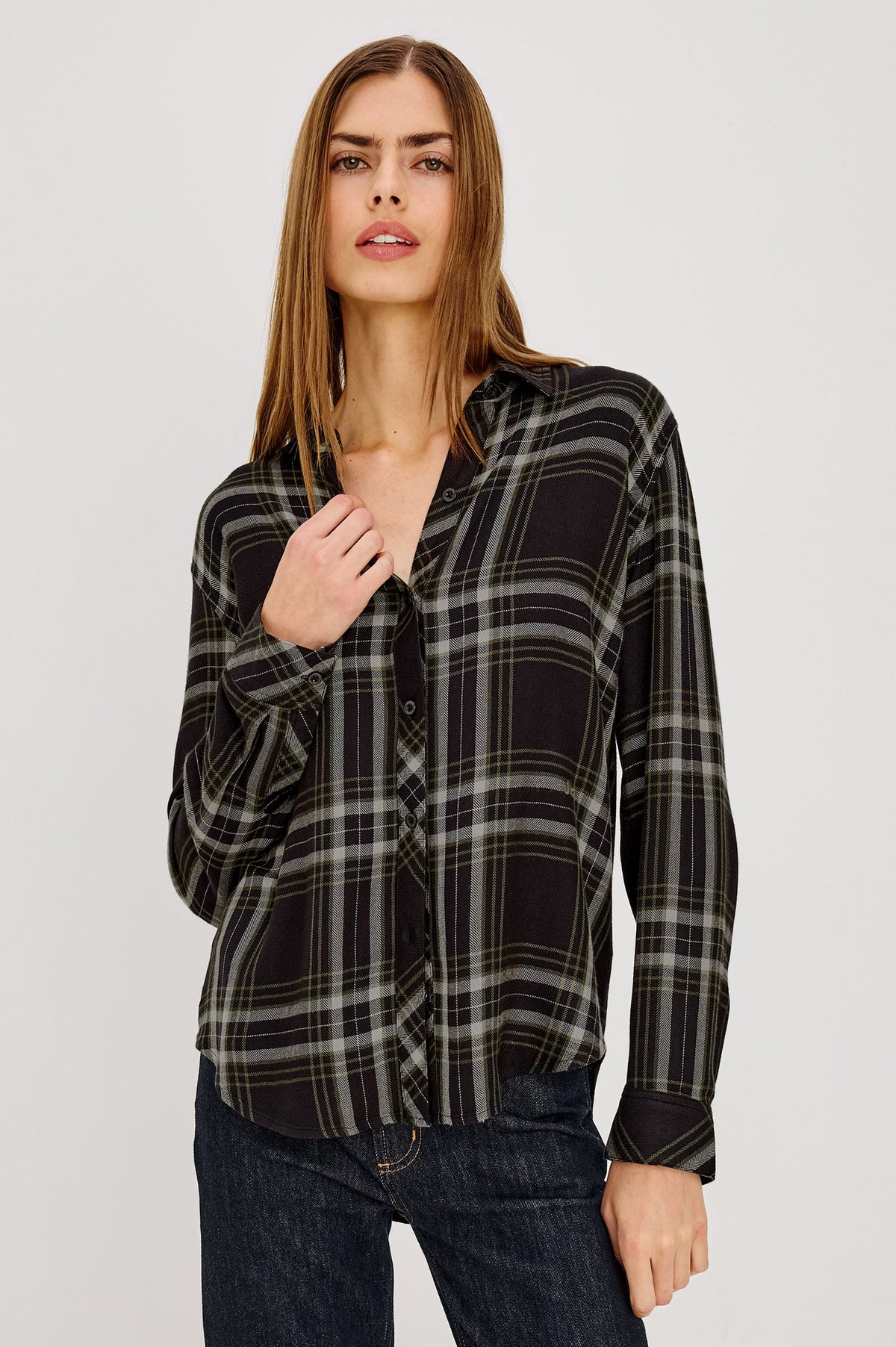 Hunter Shirt - Onyx Moss Sage
