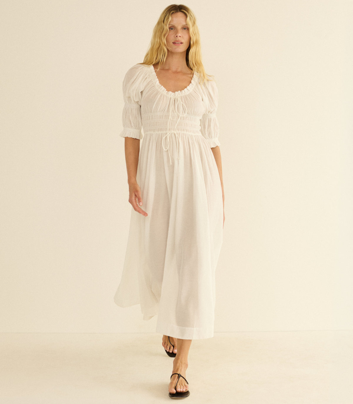 Ischia Dress -- Salt