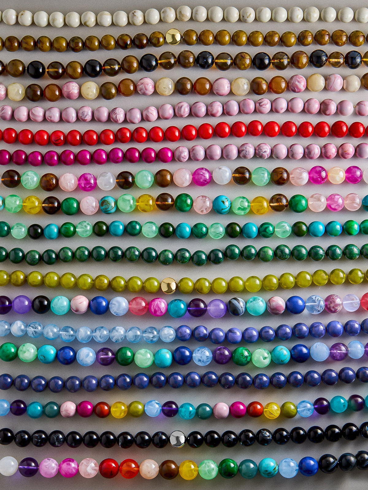Jane Beaded Necklace - Pink Multi Bead
