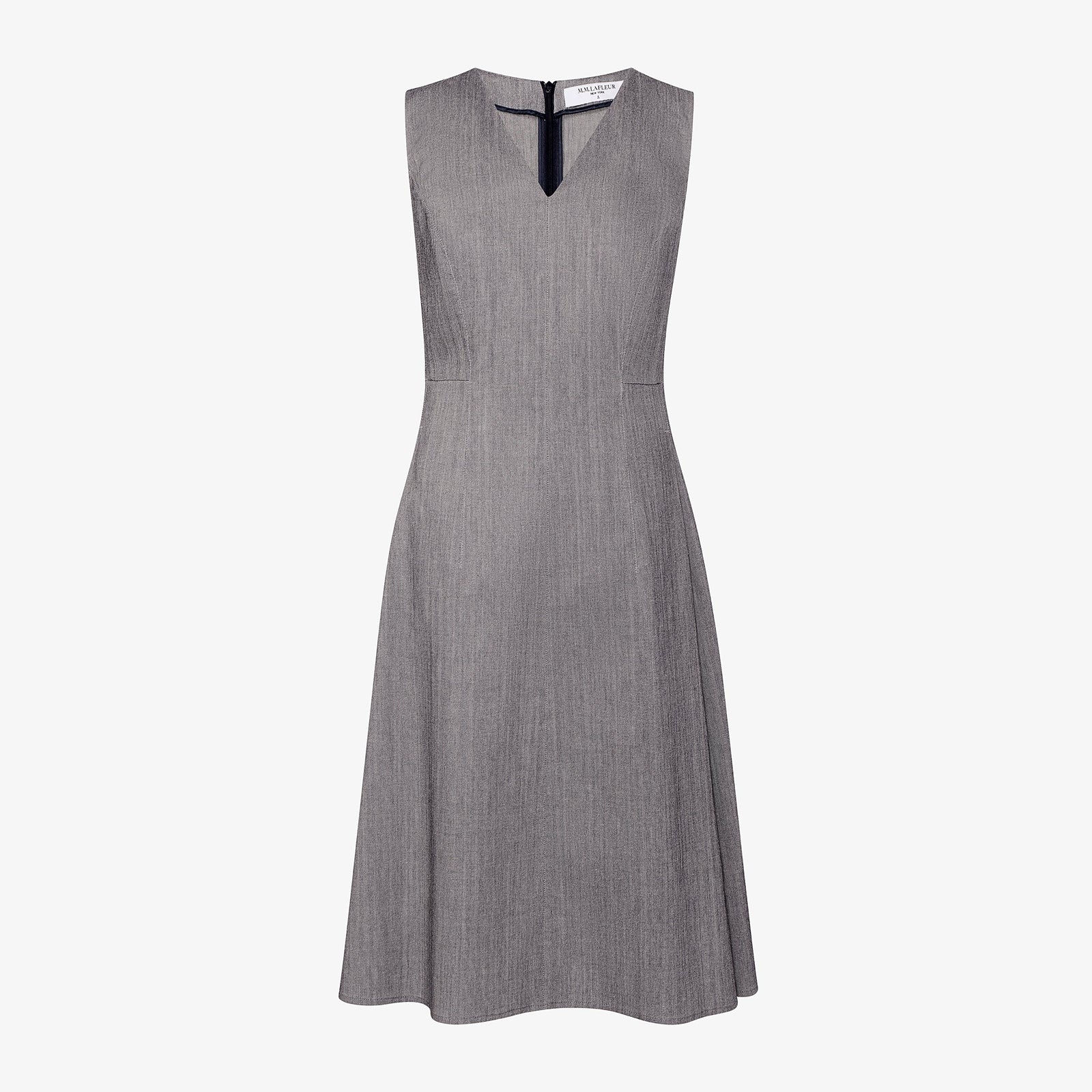 Jaycie Easy Dress - Cotton Viscose :: Harbor Blue