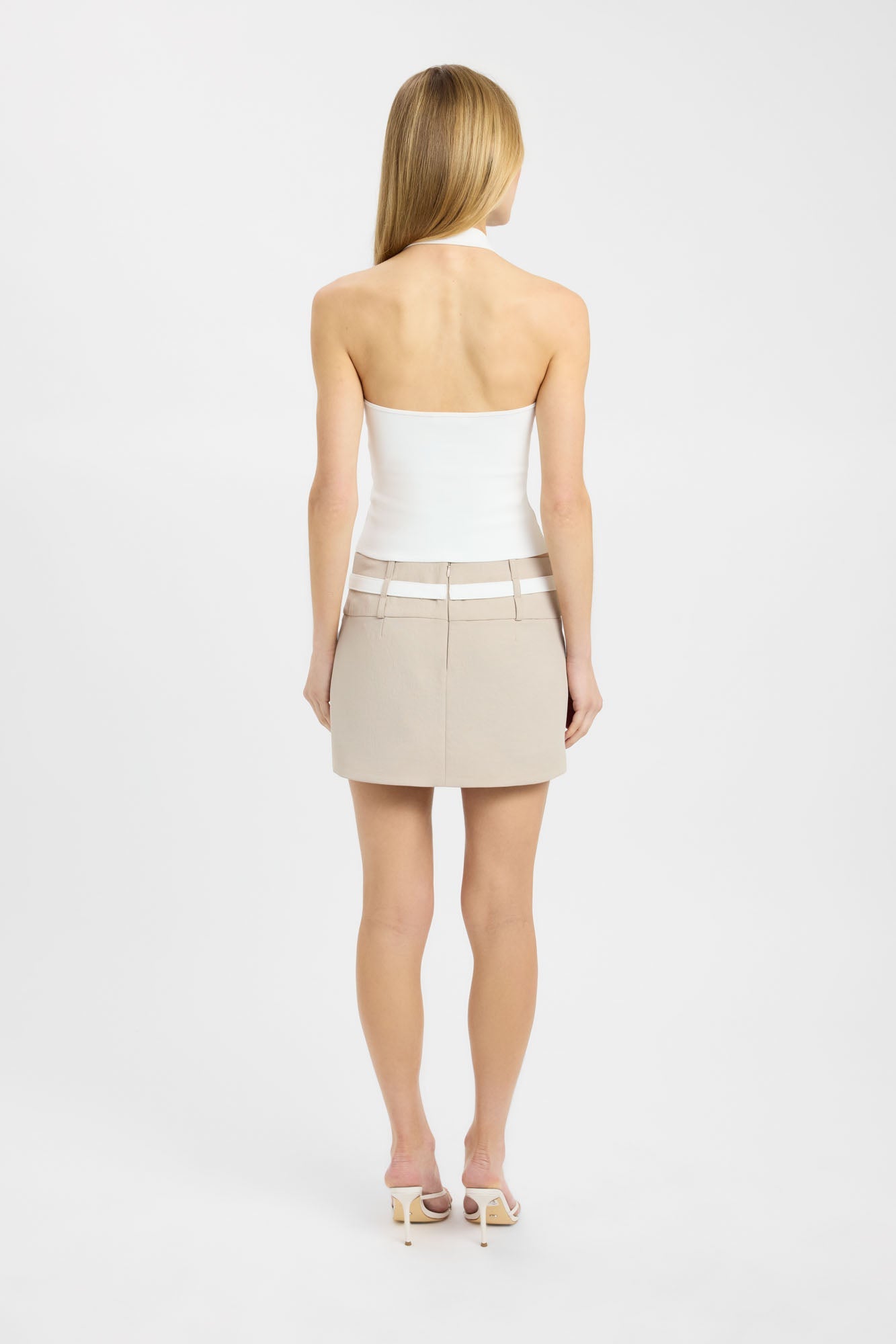 Ariel Contrast Mini Skirt