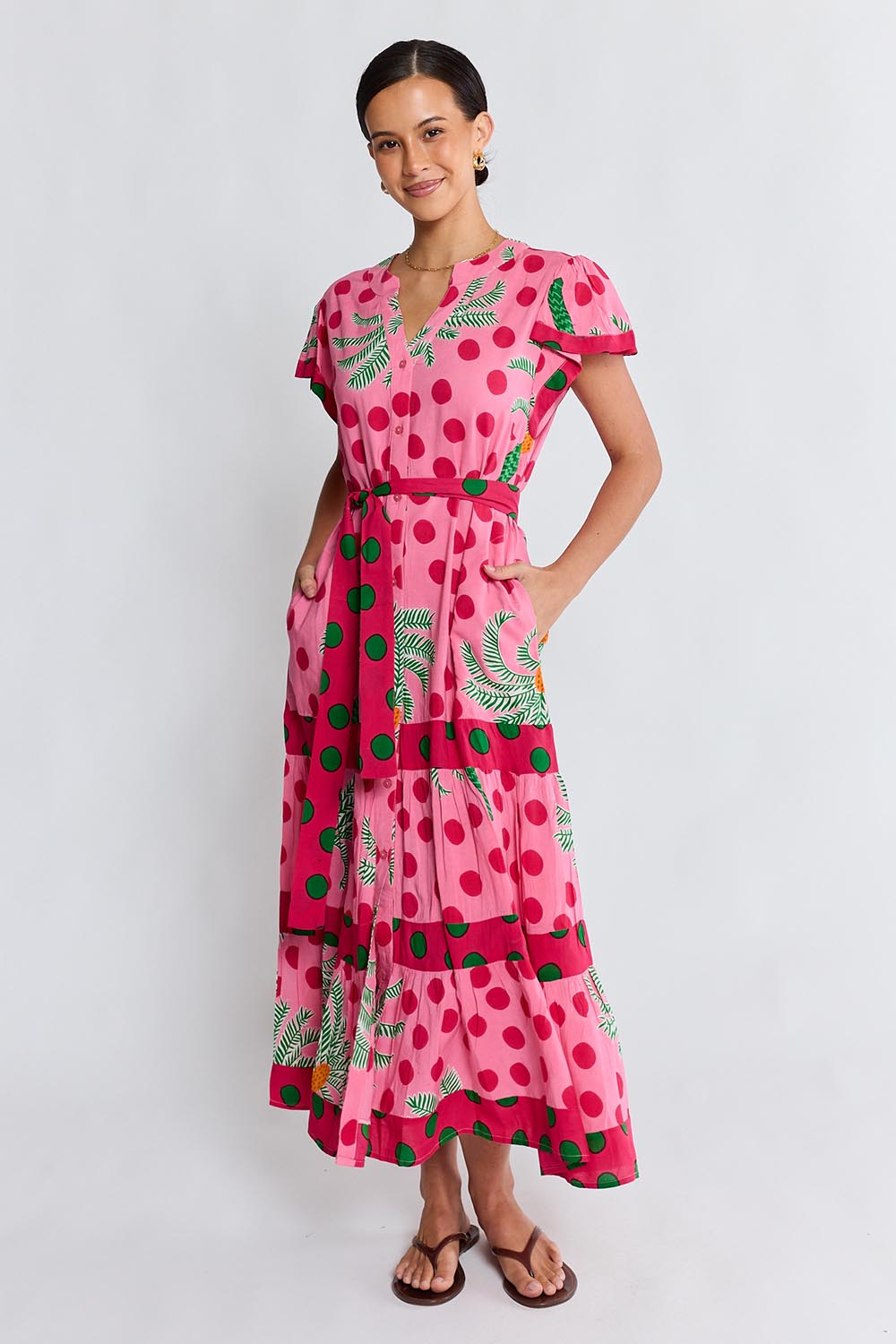 Blanch Midi Dress – Melon