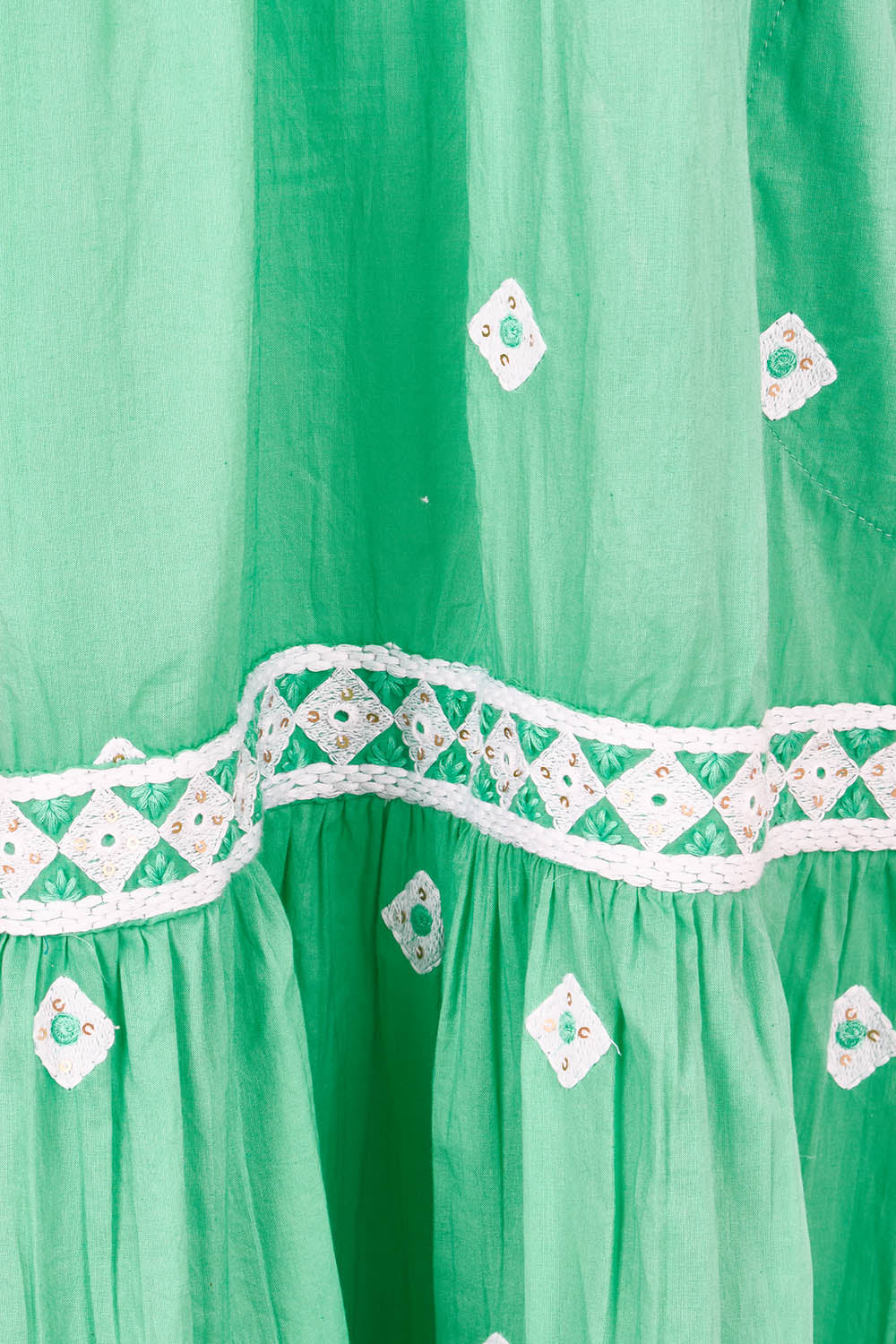 Antigua Maxi Cotton Dress - Sea