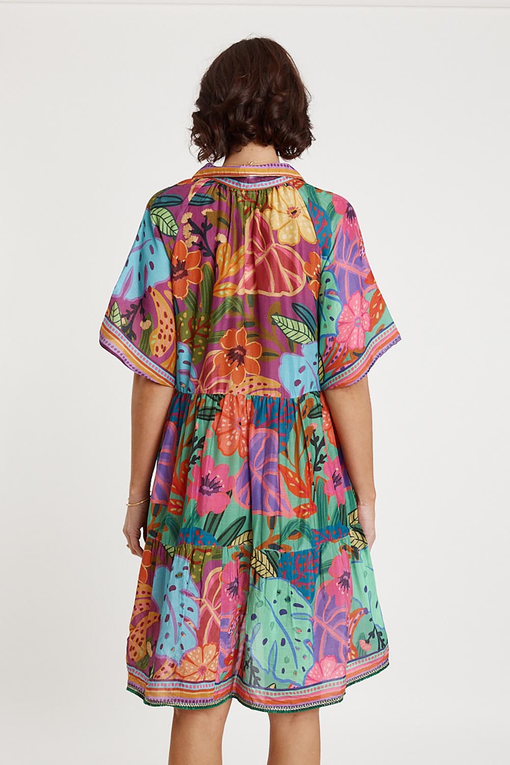 Auberge Modal Blend Dress - Multi