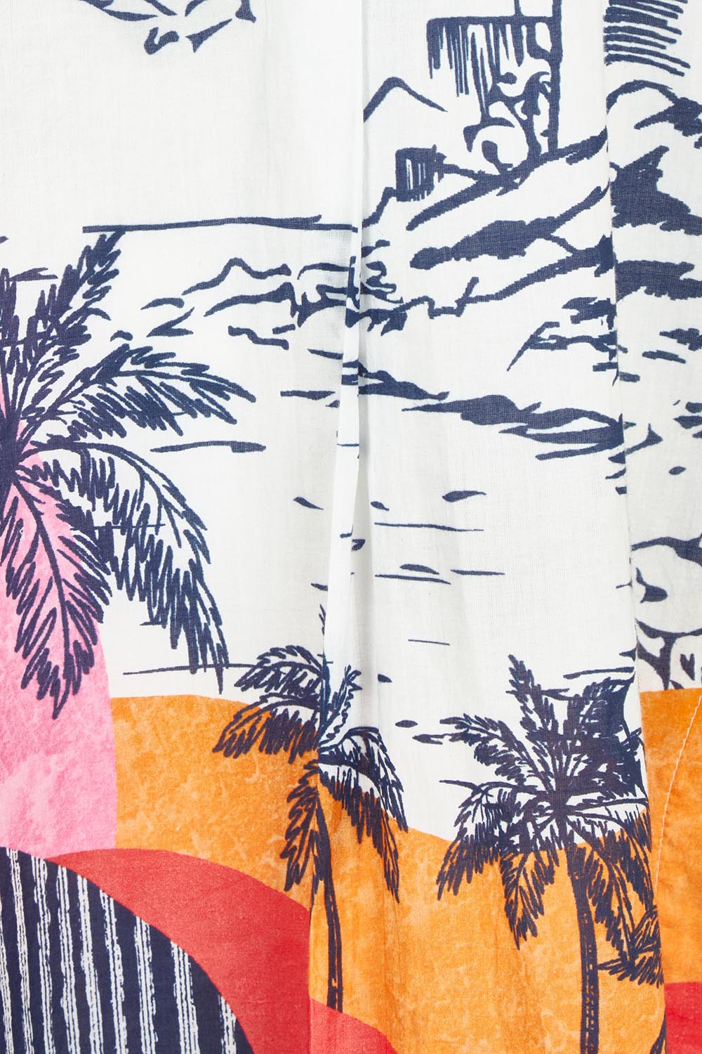 Byron Cotton Shirtmaker Dress - Print