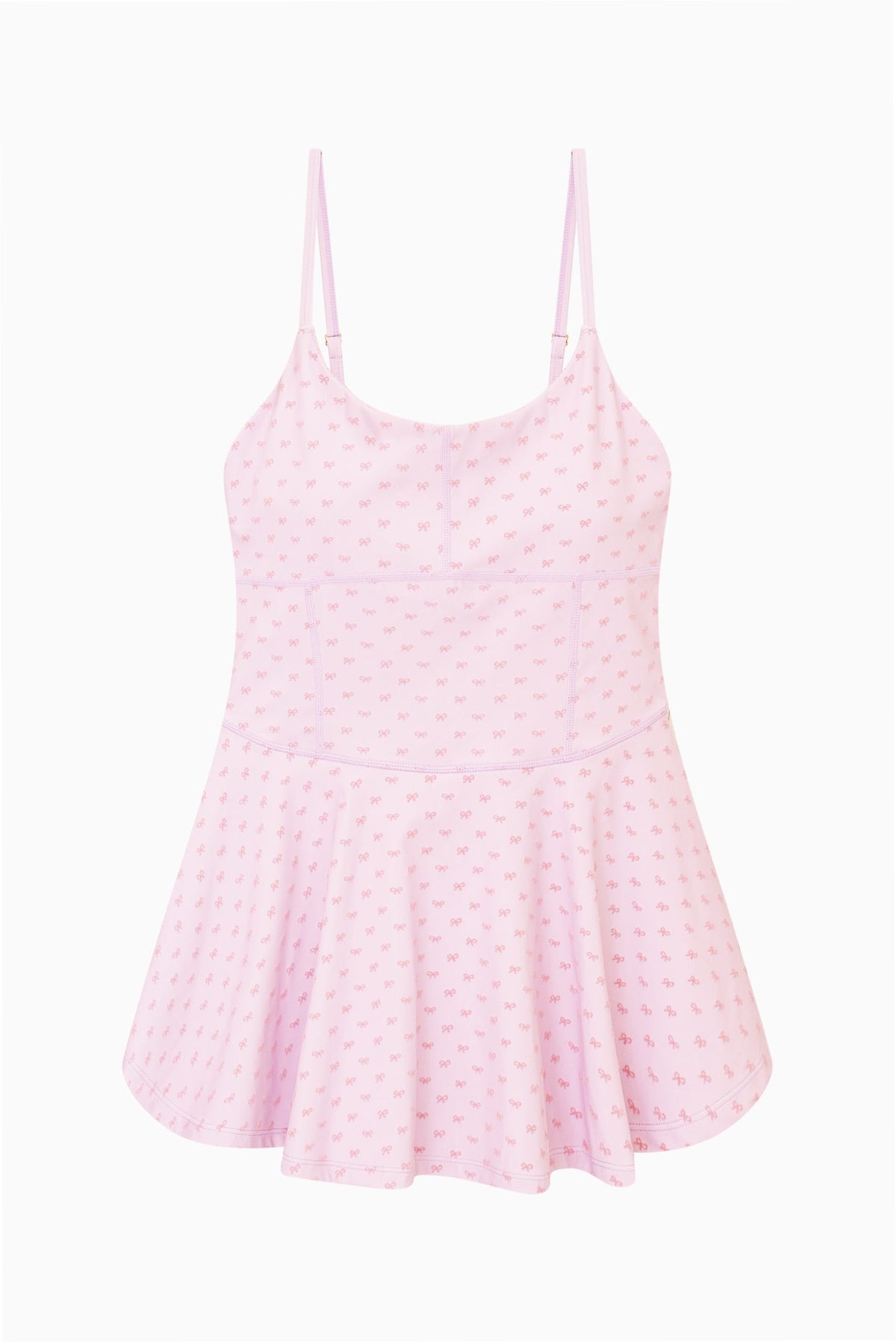 Lunella Velvet Flock Bow Active Dress