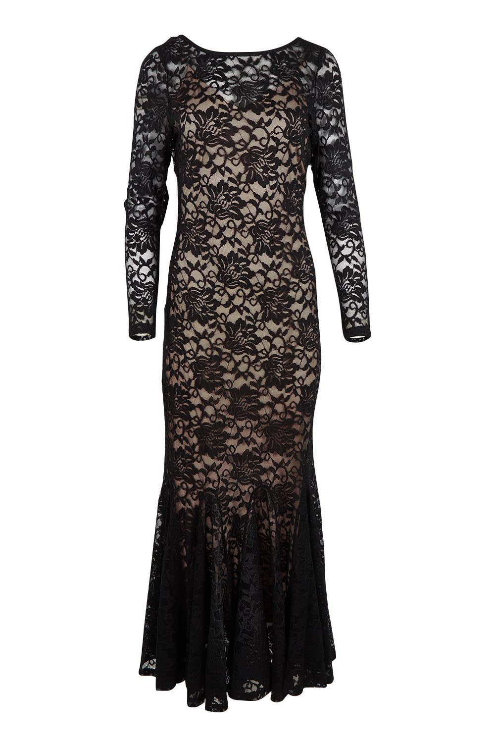 Claire Lace Dress - Black