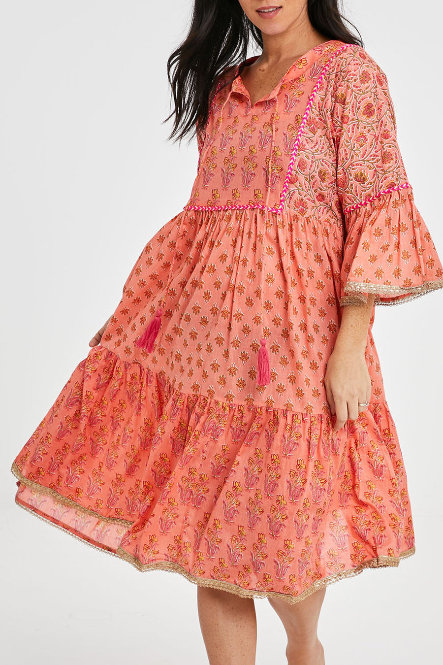 Belmont Dress - Coralpatch