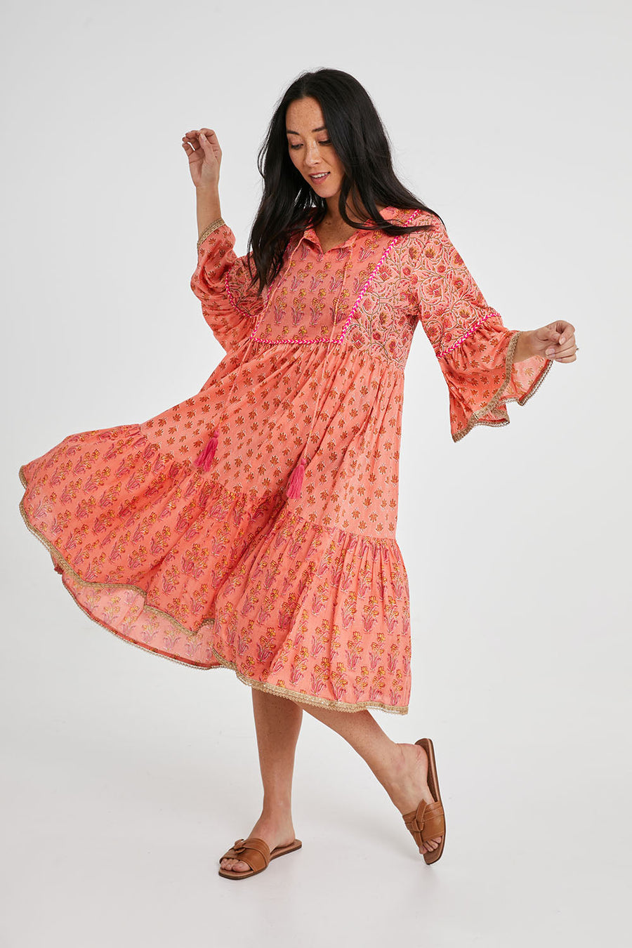 Belmont Dress - Coralpatch