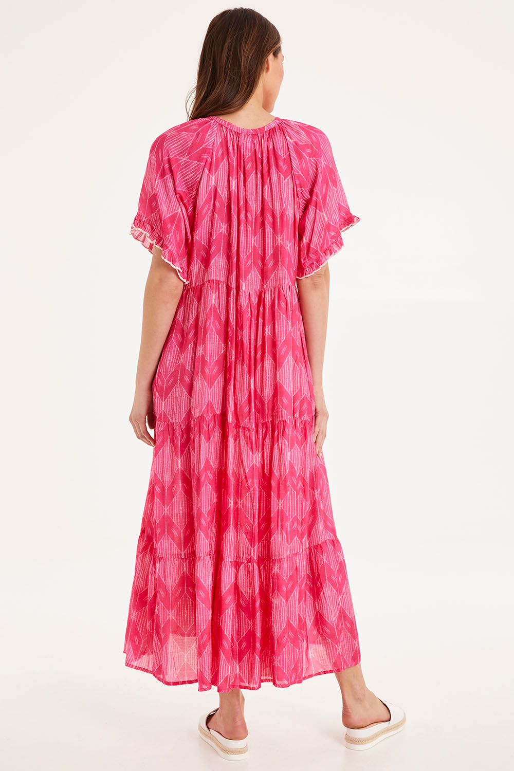 Amisha S/S Maxi Dress - Pink