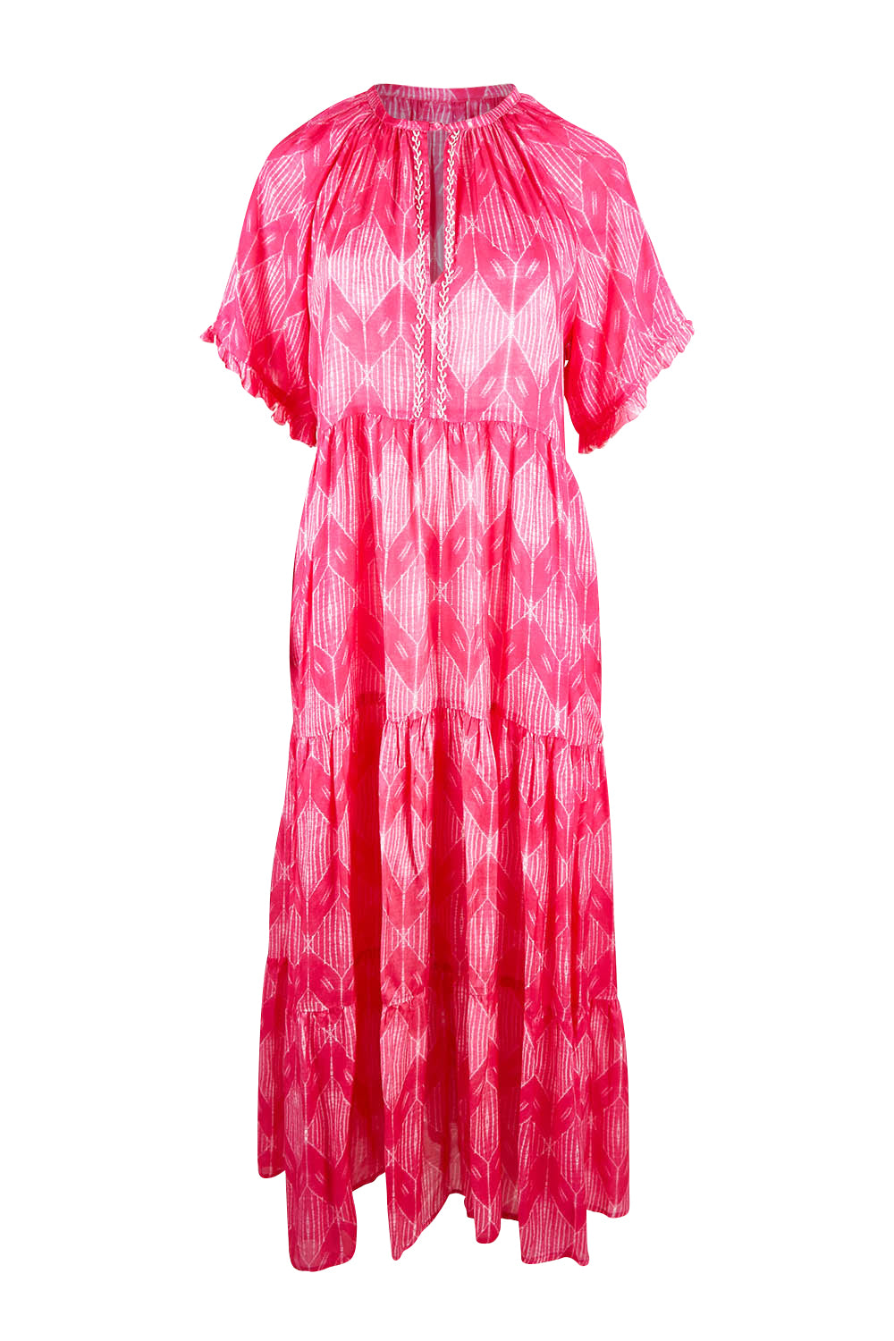 Amisha S/S Maxi Dress - Pink