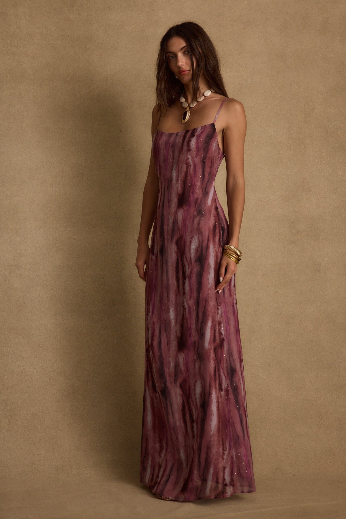 Nerissa Berry Chiffon Maxi Dress