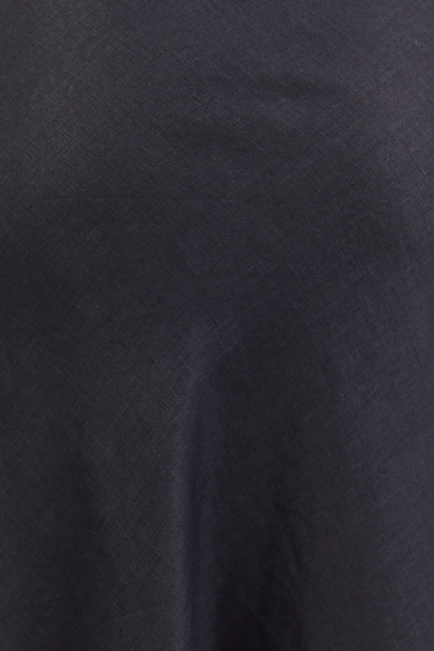 Bliss Black Linen Bias Midi Skirt