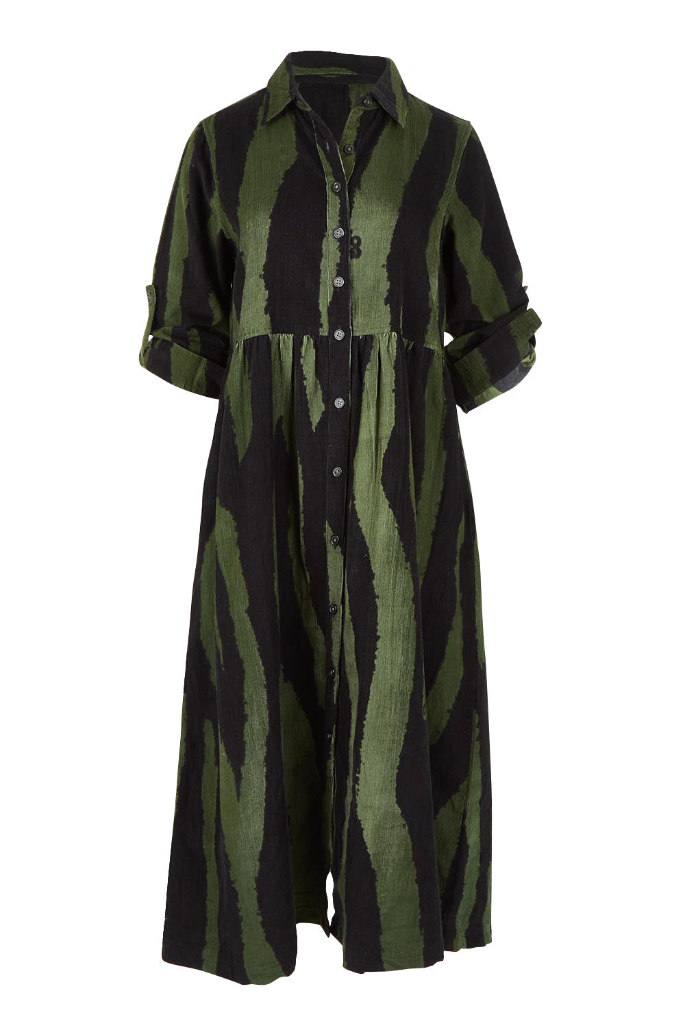 Cotton Midi Collar Dress – Congo