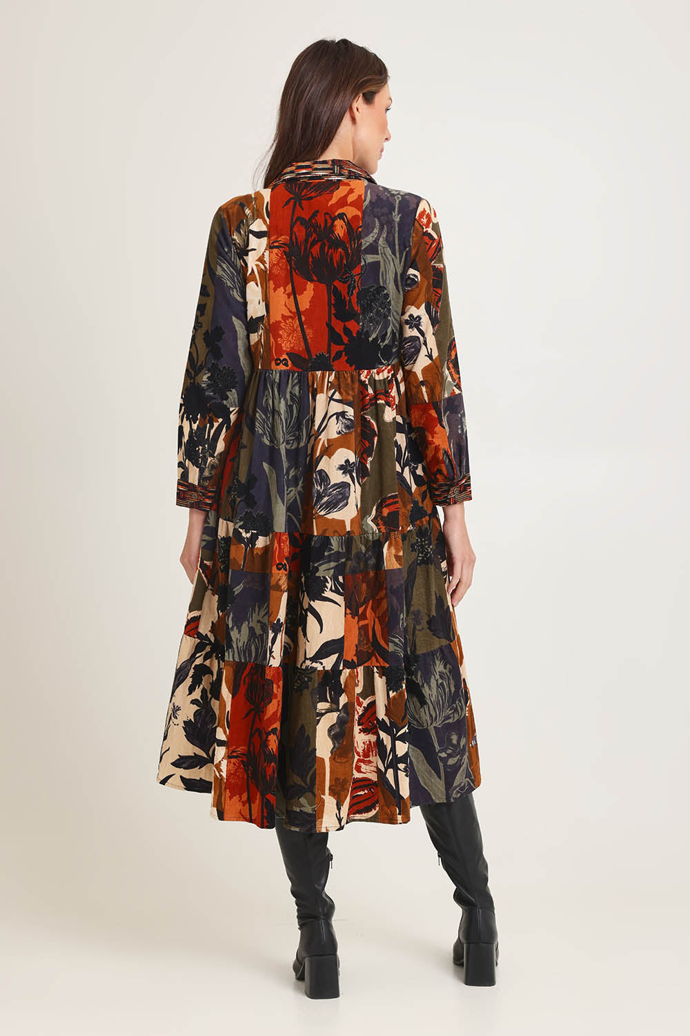 Cotton Midi Collar Dress – Dagomba
