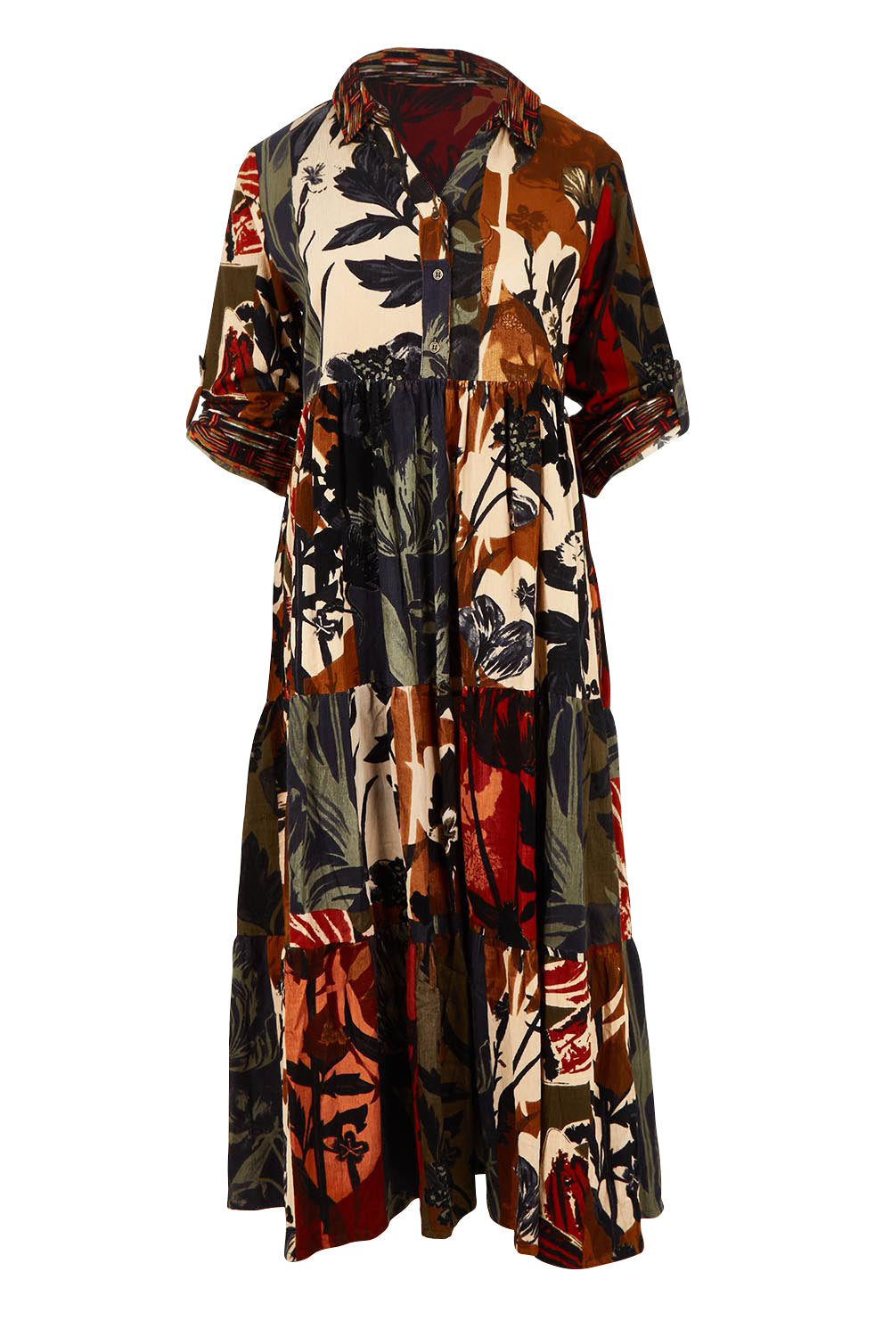 Cotton Midi Collar Dress – Dagomba