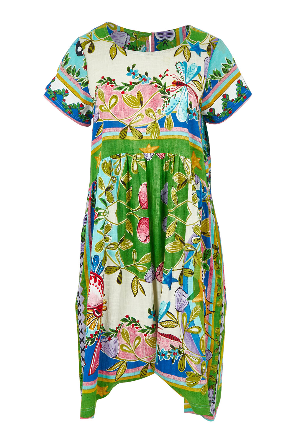 Boxy Cotton Dress - Santafe