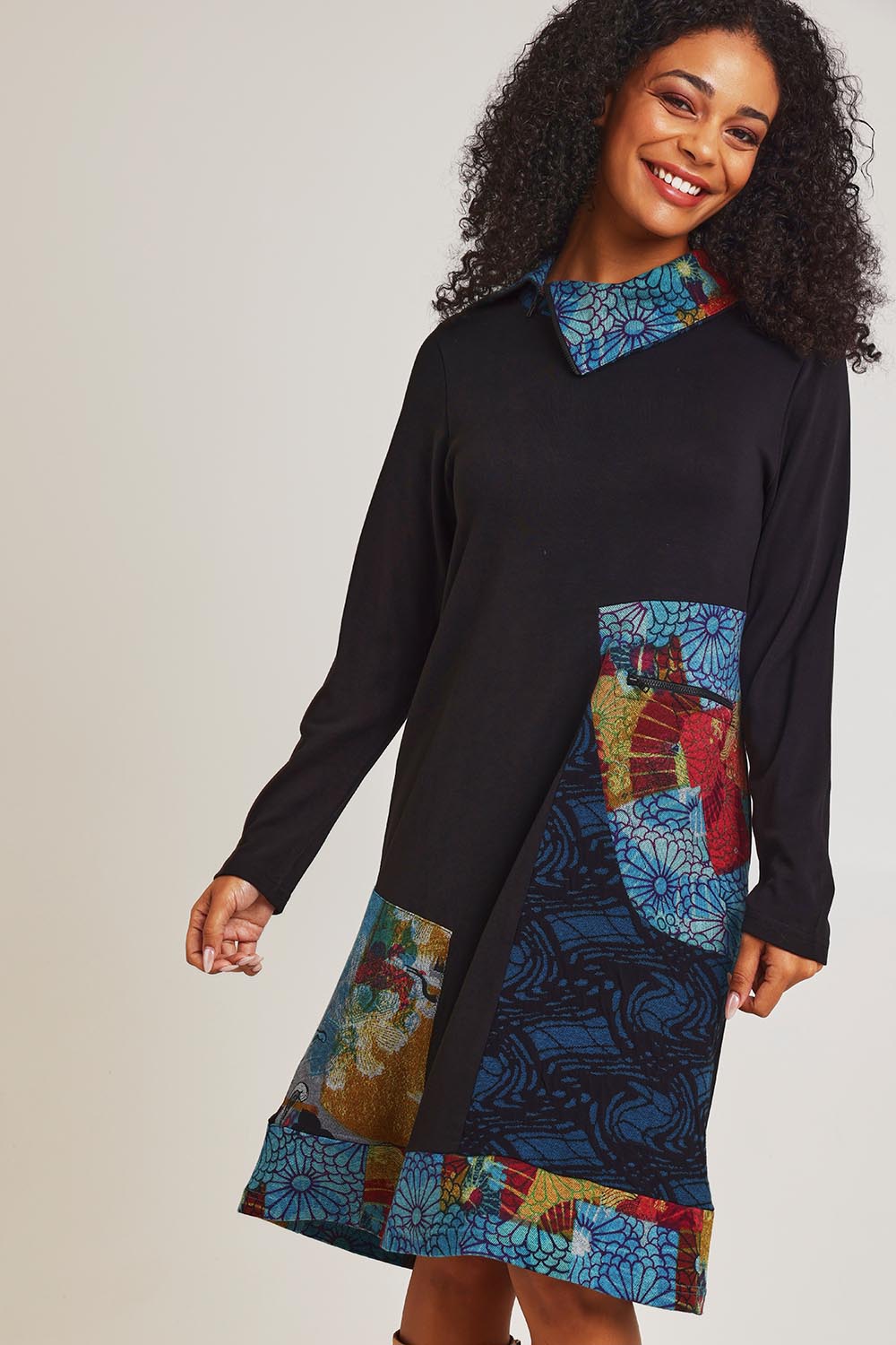 Billie Jean Patch Pockets Dress - Billiejean