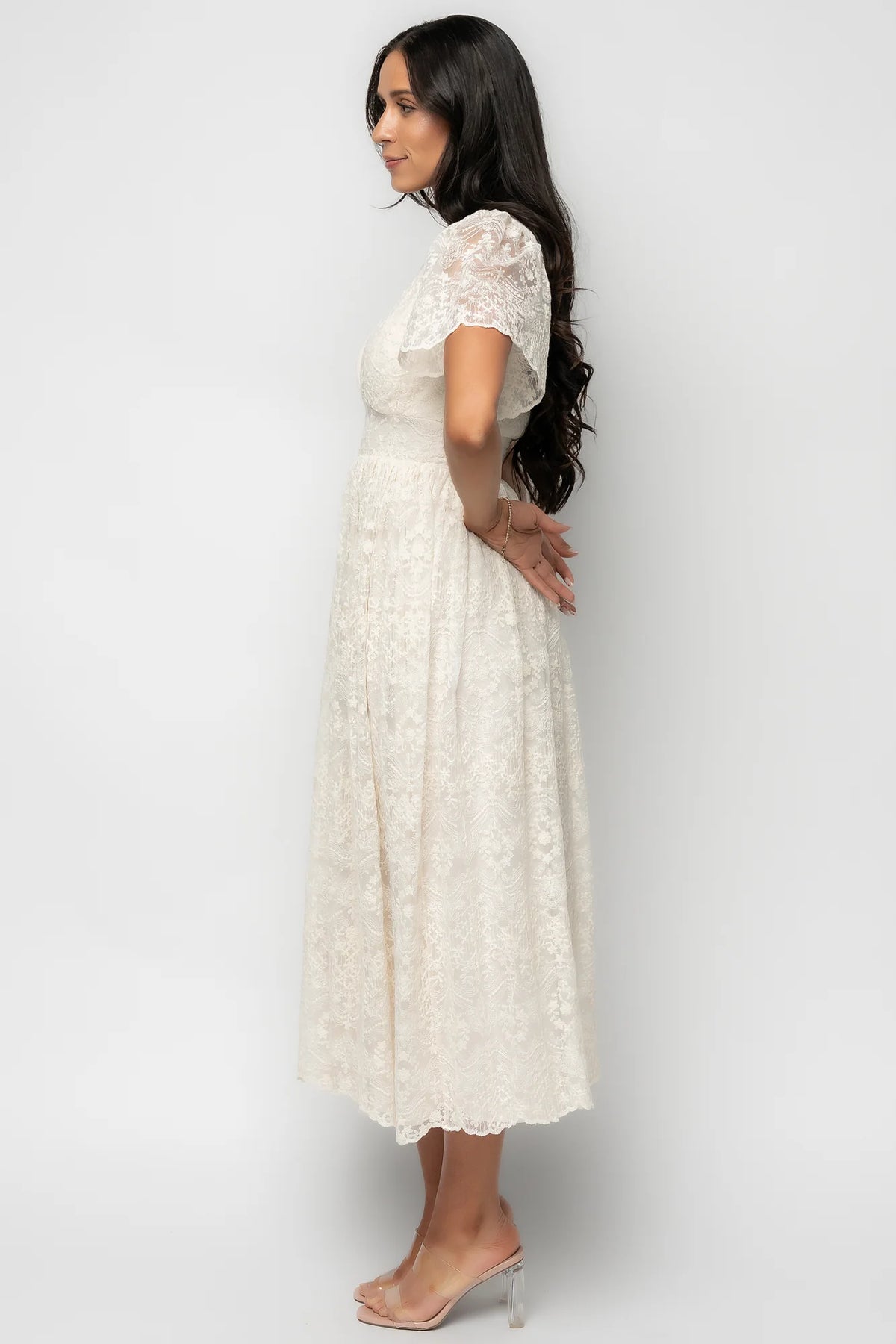 Aphrodite Lace Dress | Vintage Cream