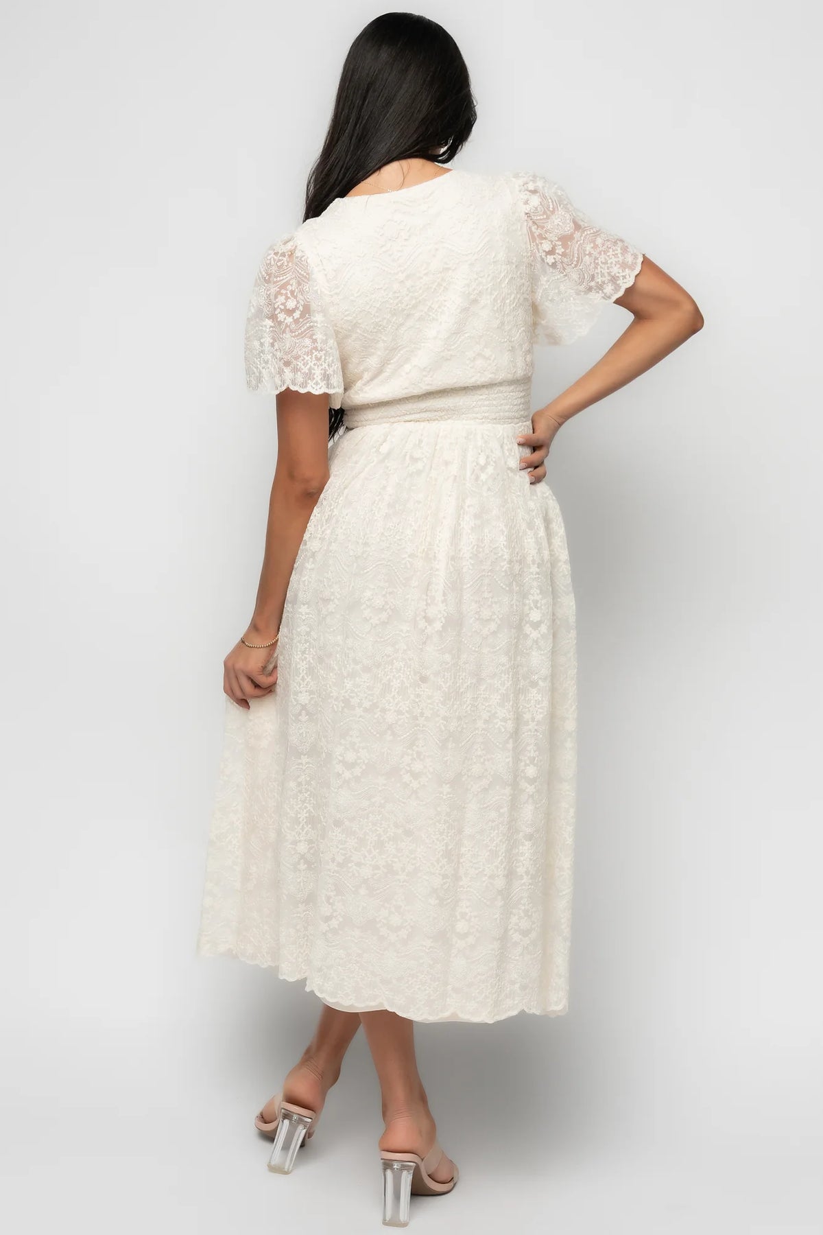Aphrodite Lace Dress | Vintage Cream