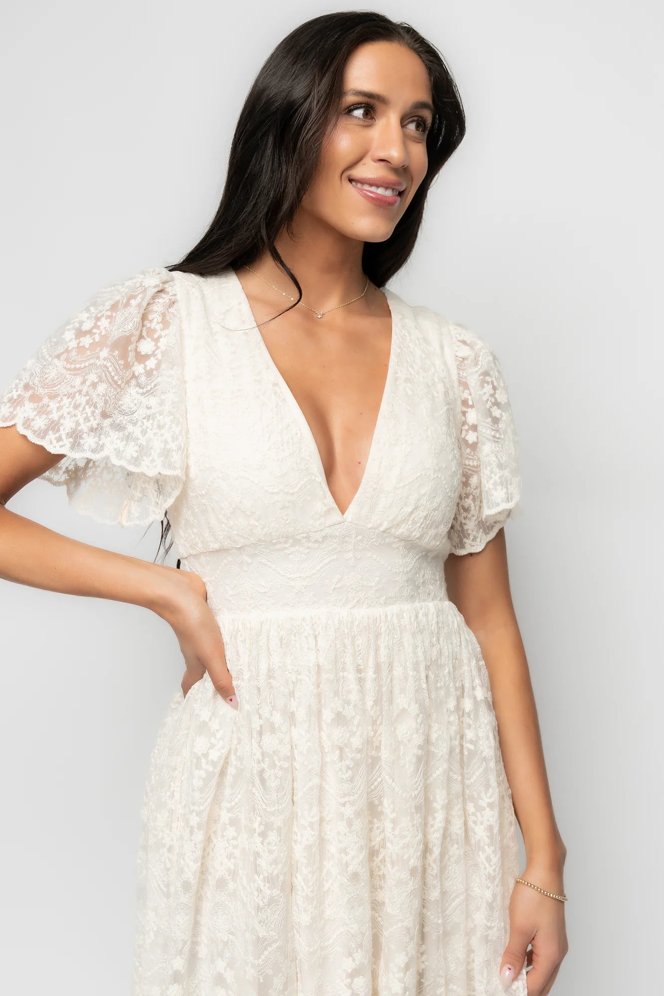 Aphrodite Lace Dress | Vintage Cream