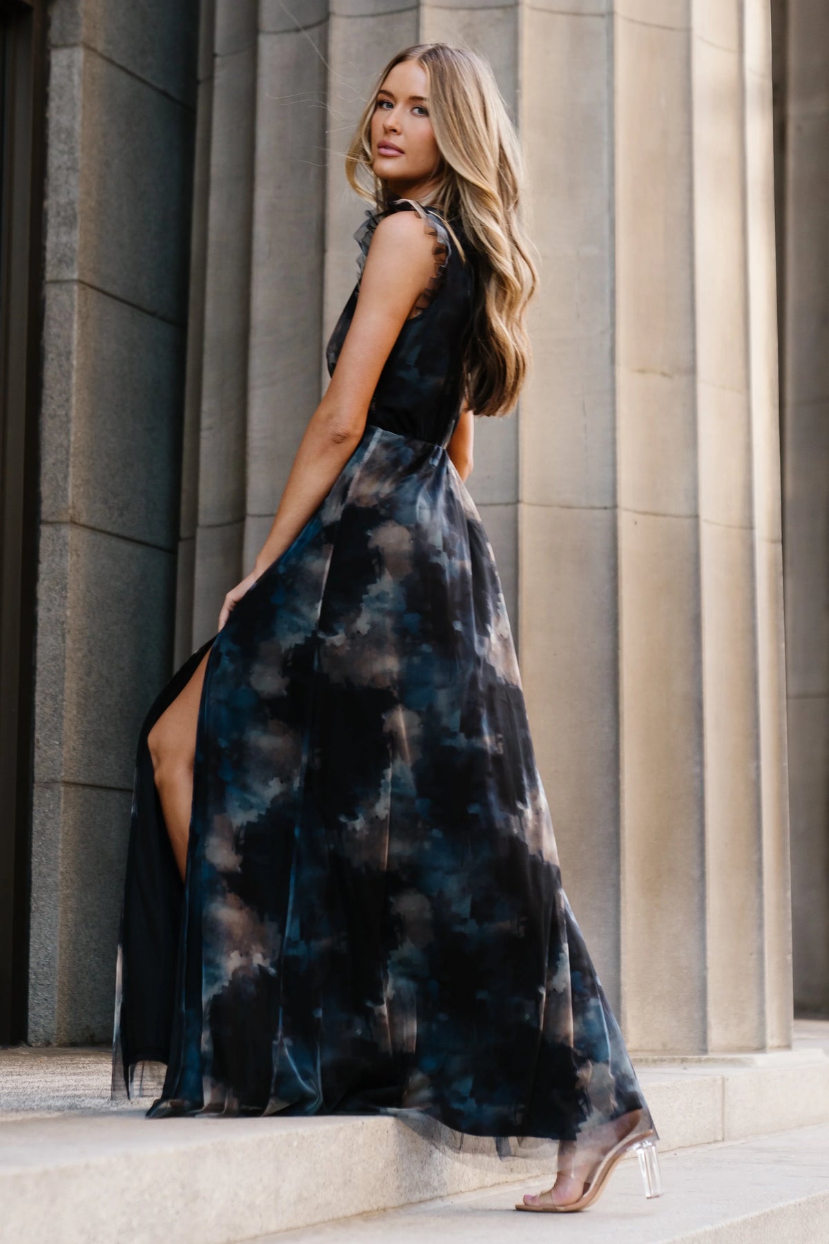Adelyn Maxi Dress | Midnight Floral