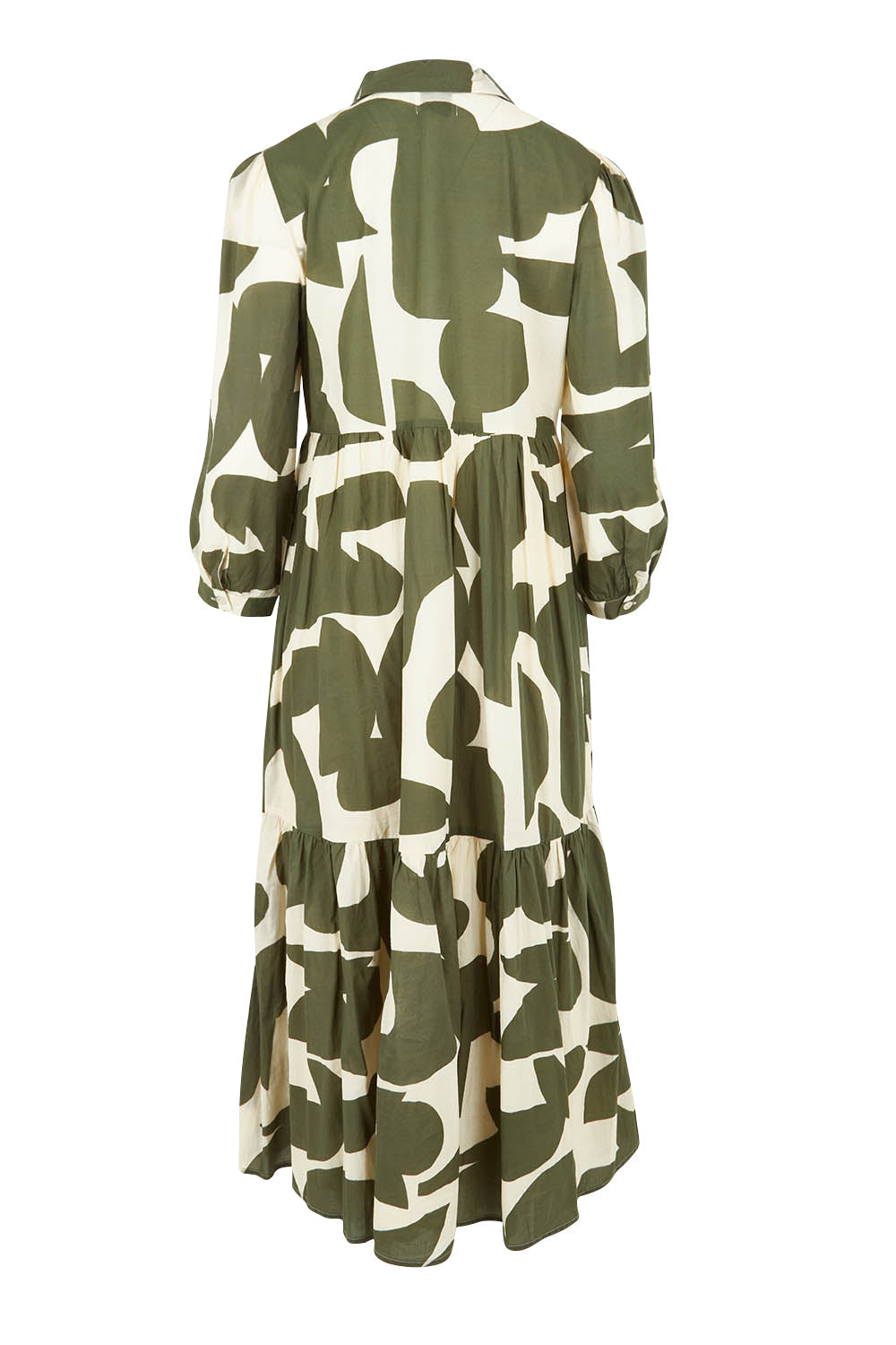 Cotton Shirt Dress - Khakikool