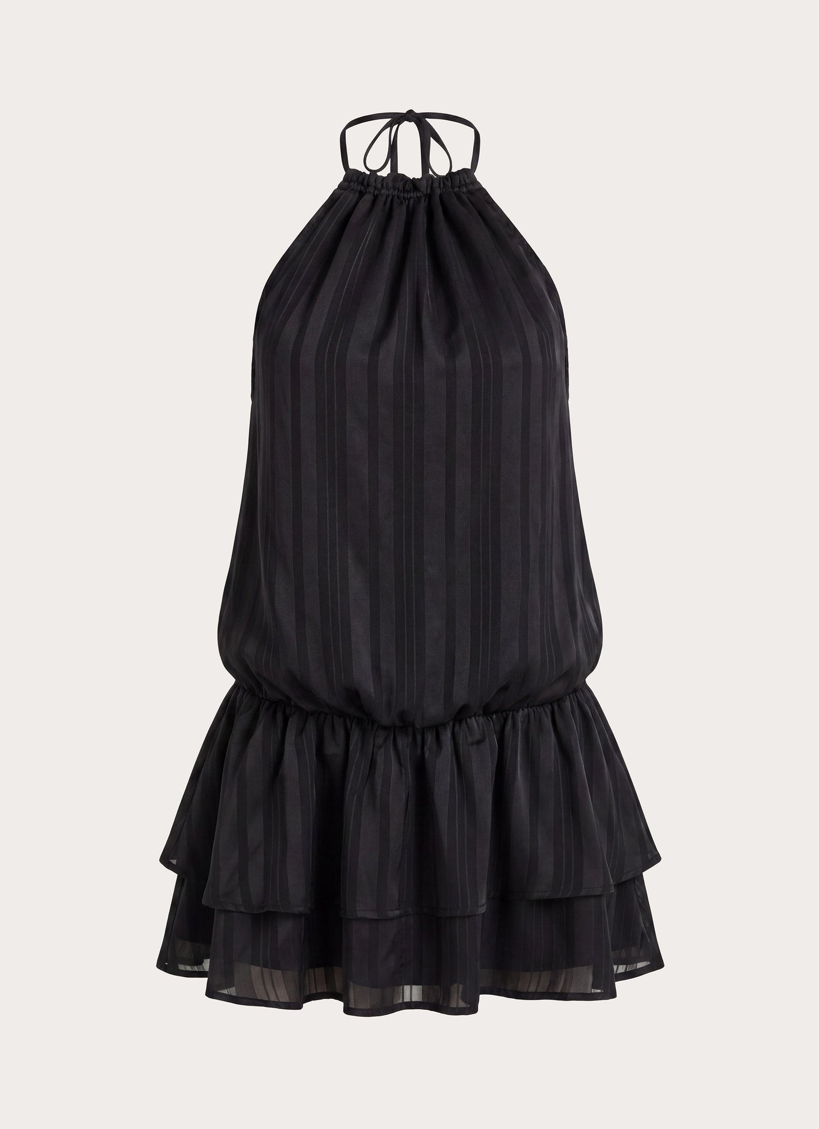Parade Halter Mini Dress - Black