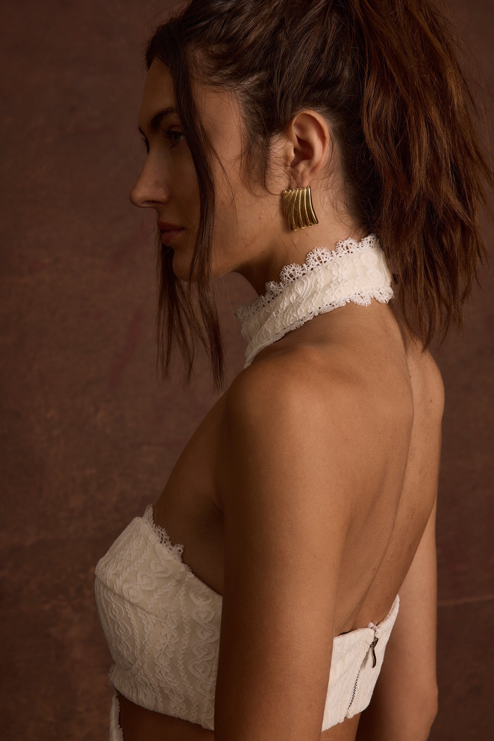 Princesa White Lace Jumpsuit