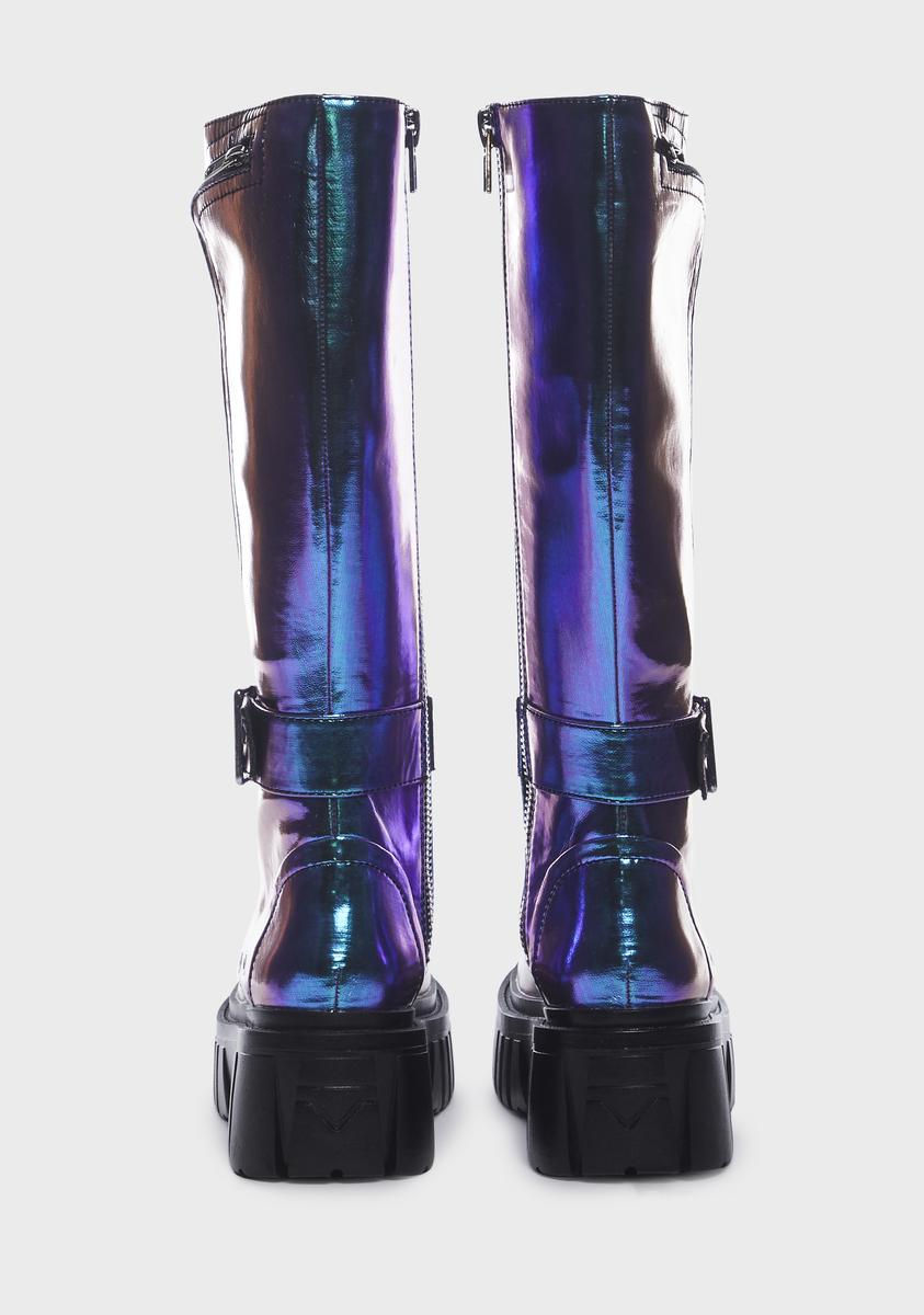 Prism Mind Obsidian Pocket Combat Boots