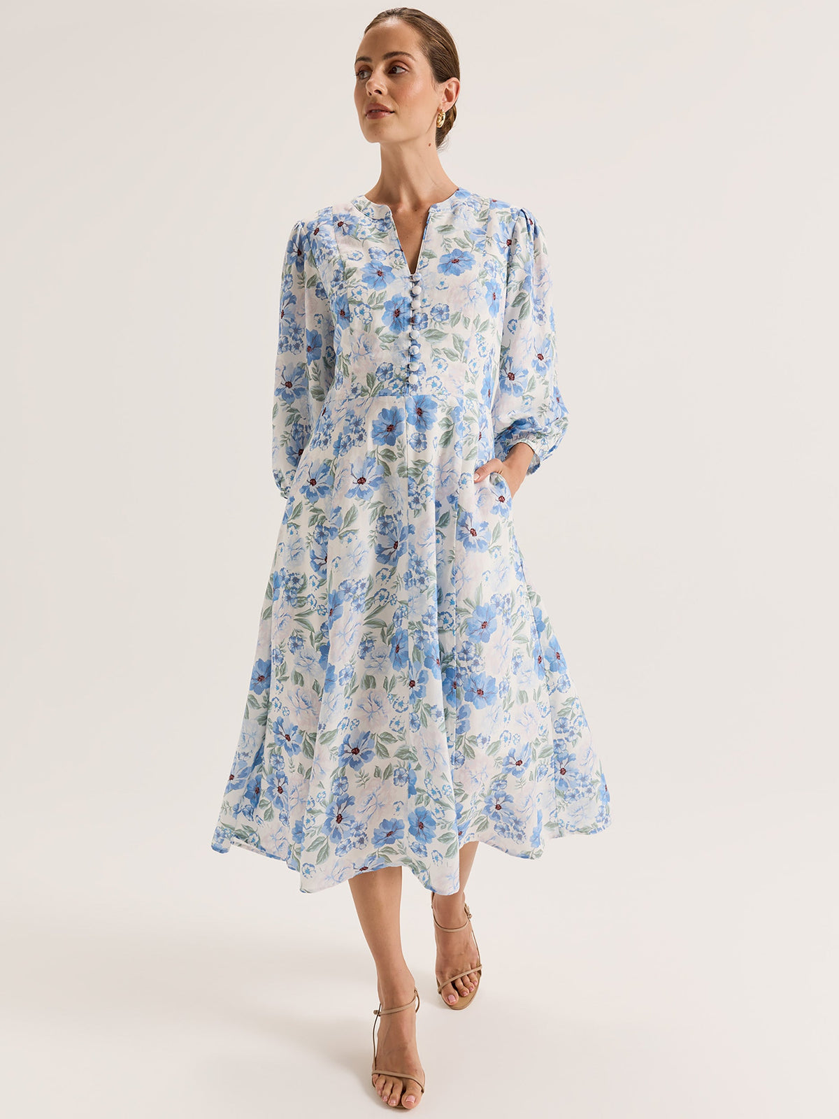 Chelsea Floral Midi Dress