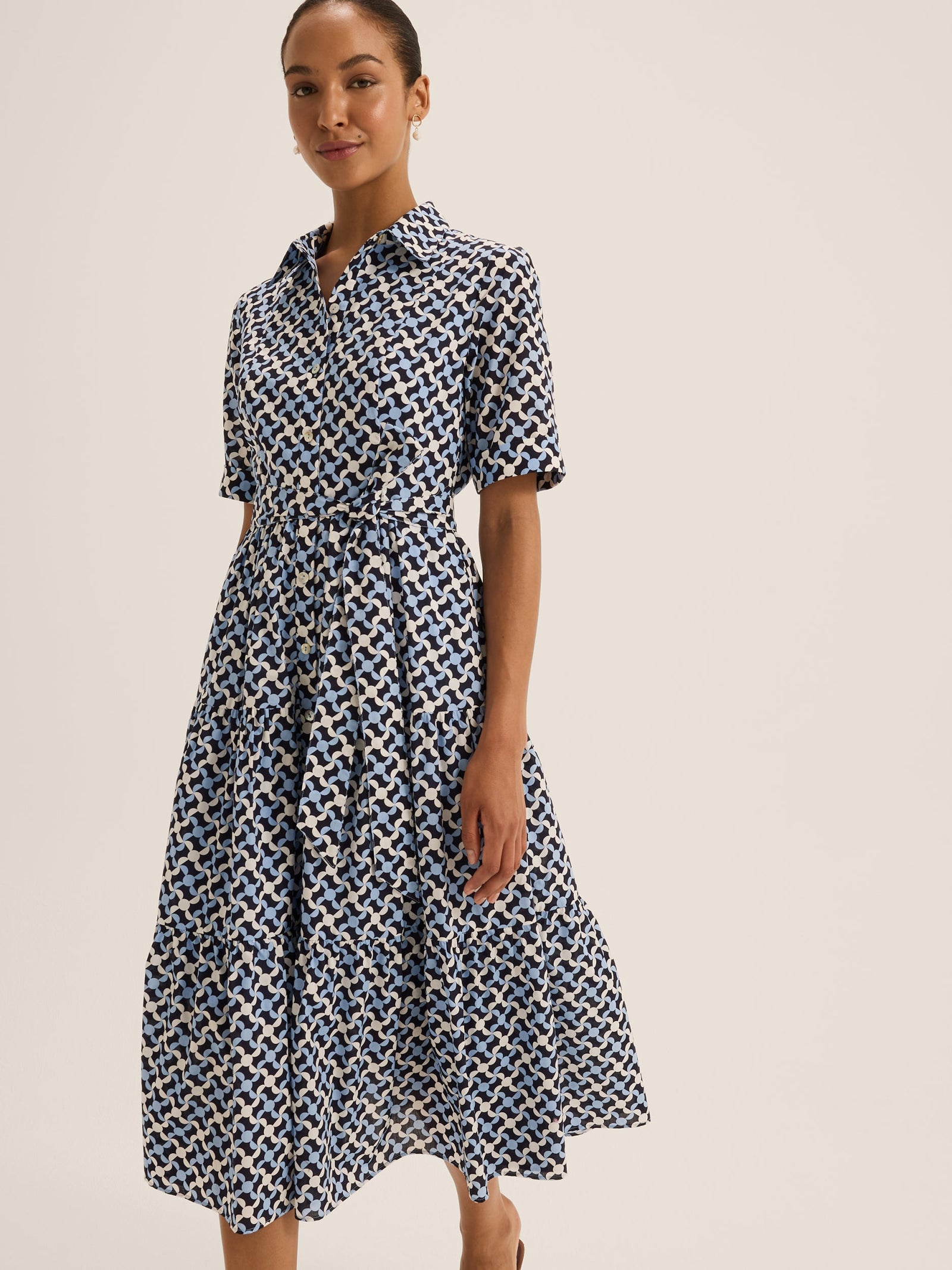 Checkers Shirt Dress