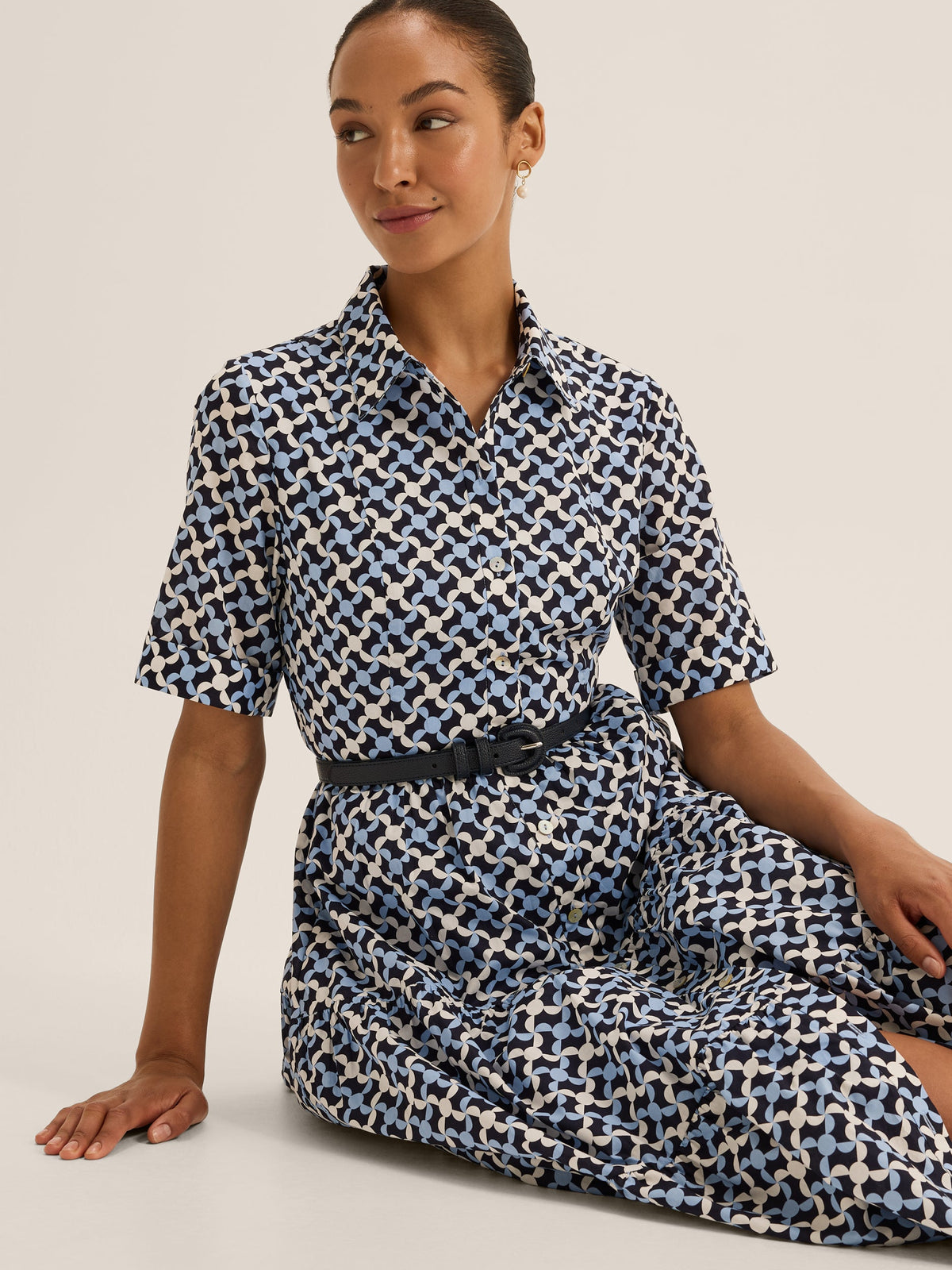 Checkers Shirt Dress