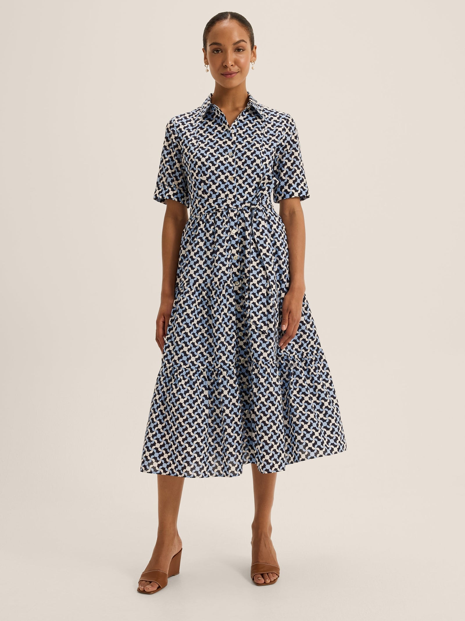 Checkers Shirt Dress