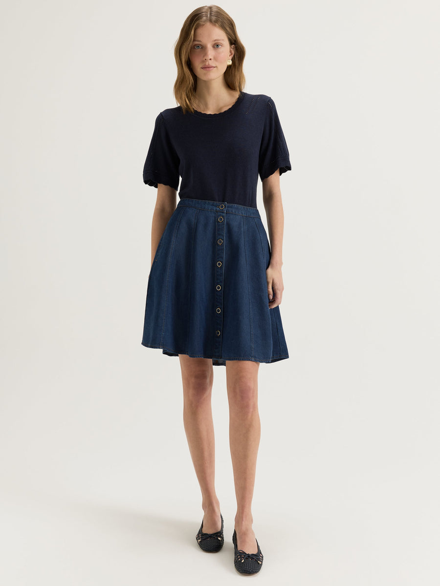 Basilica Denim Skirt