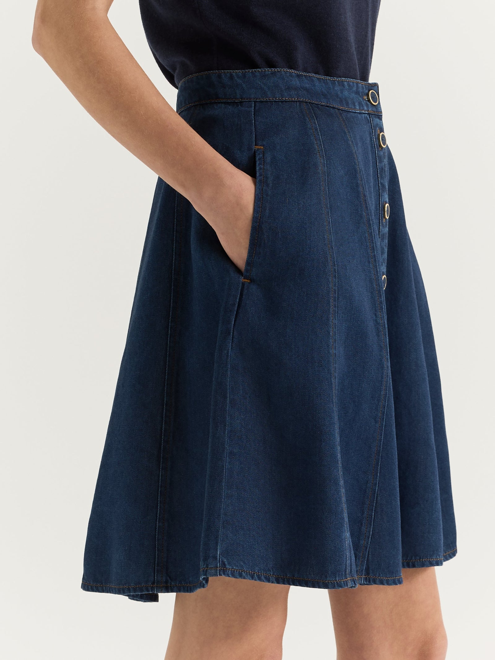 Basilica Denim Skirt
