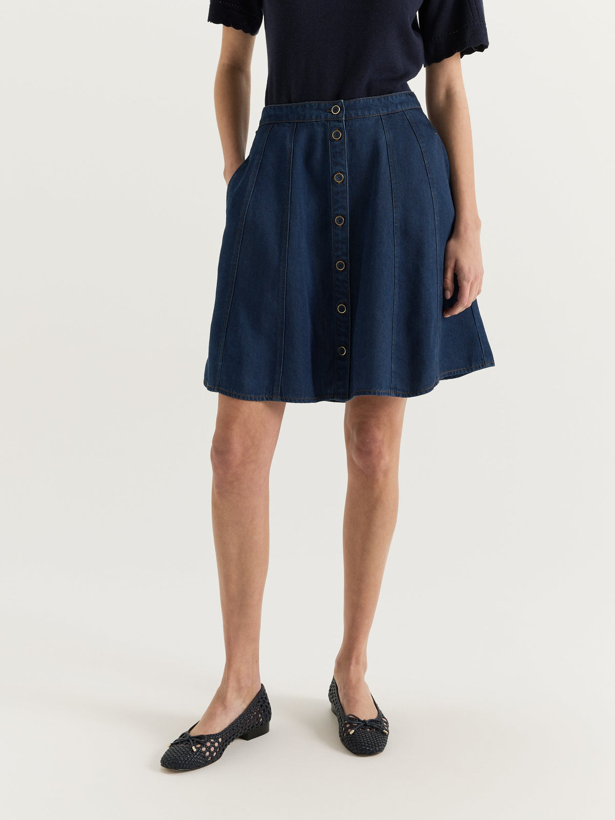 Basilica Denim Skirt