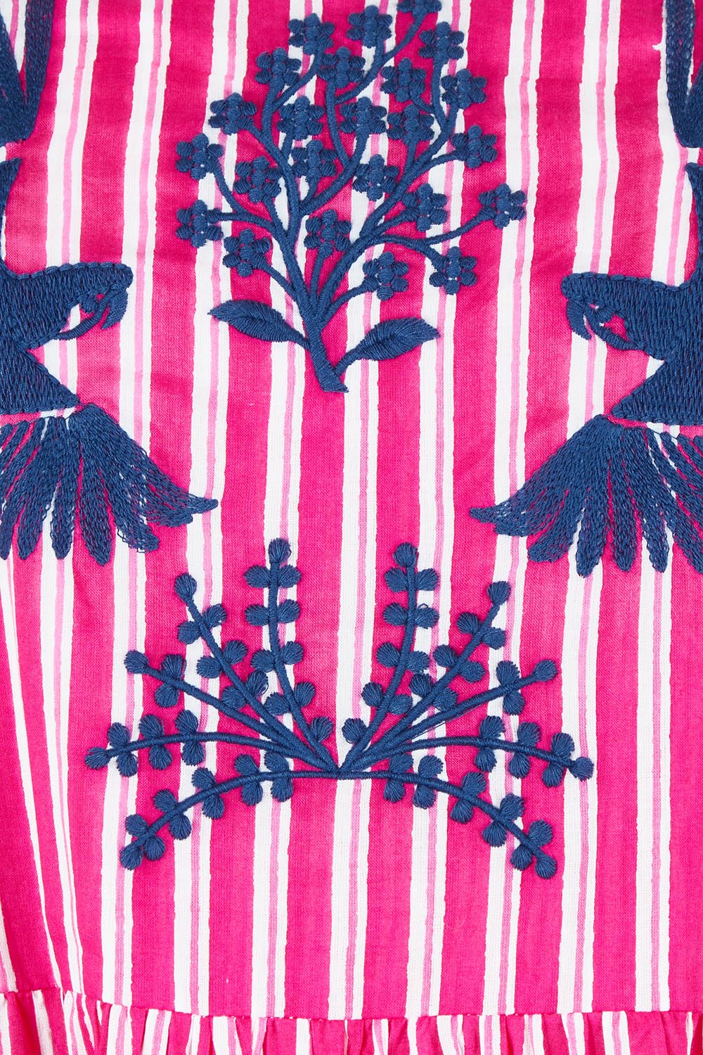Antibes Cotton Maxi Dress - Pink