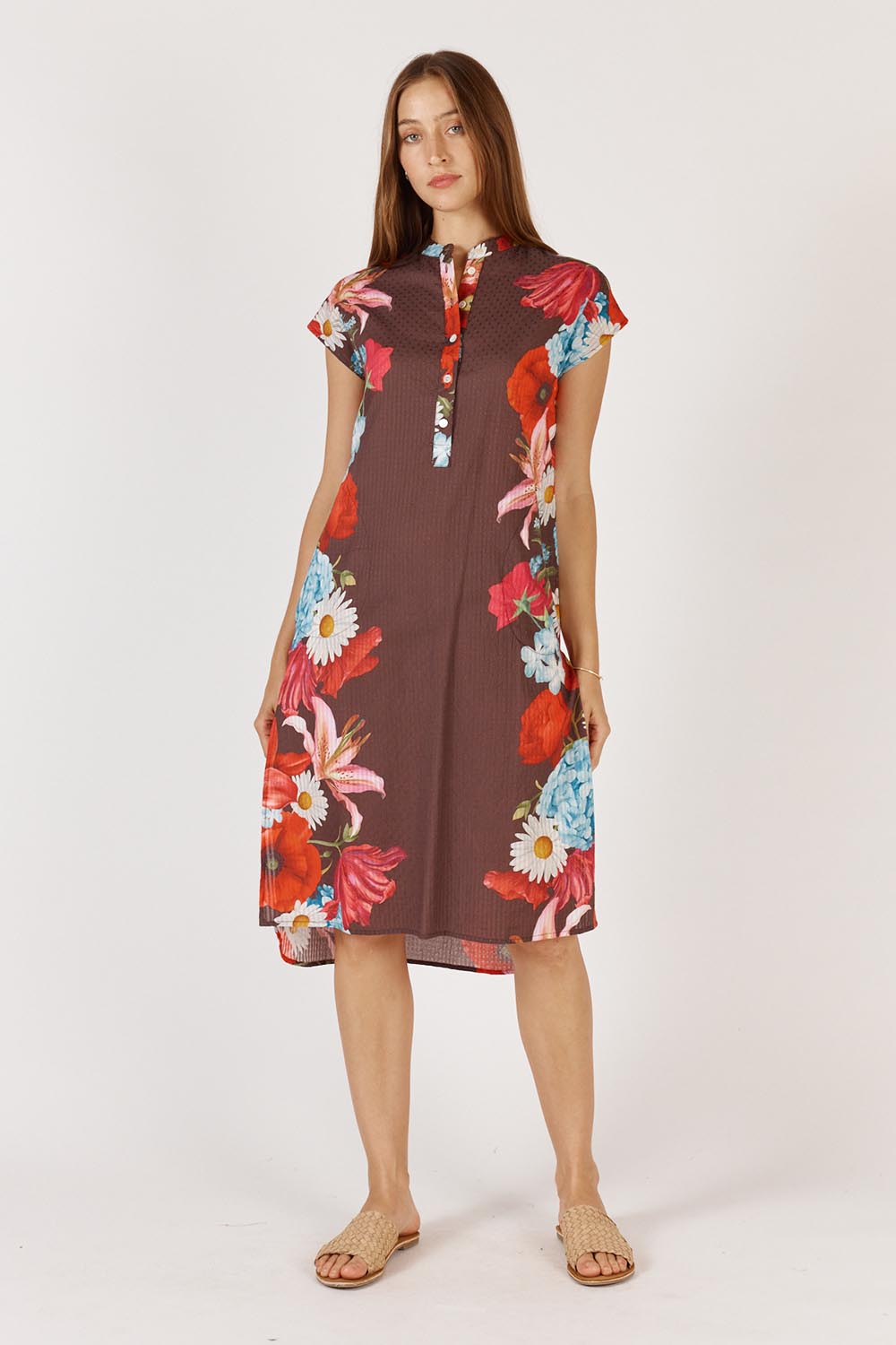Bharita Cotton Dress - Print