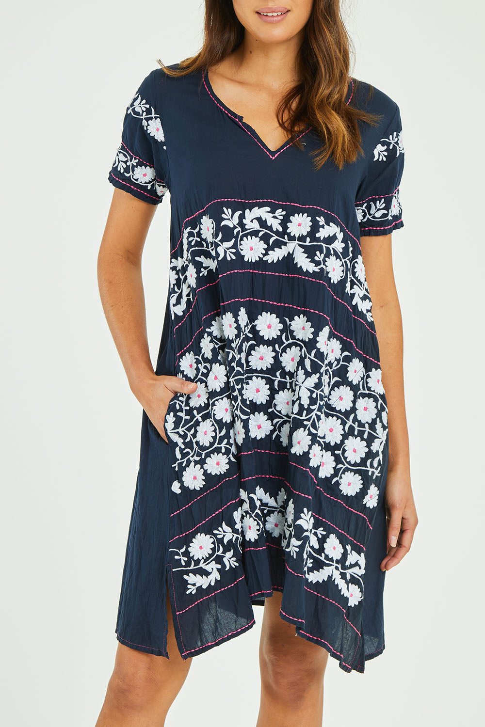 Charlotte Dress - Navy
