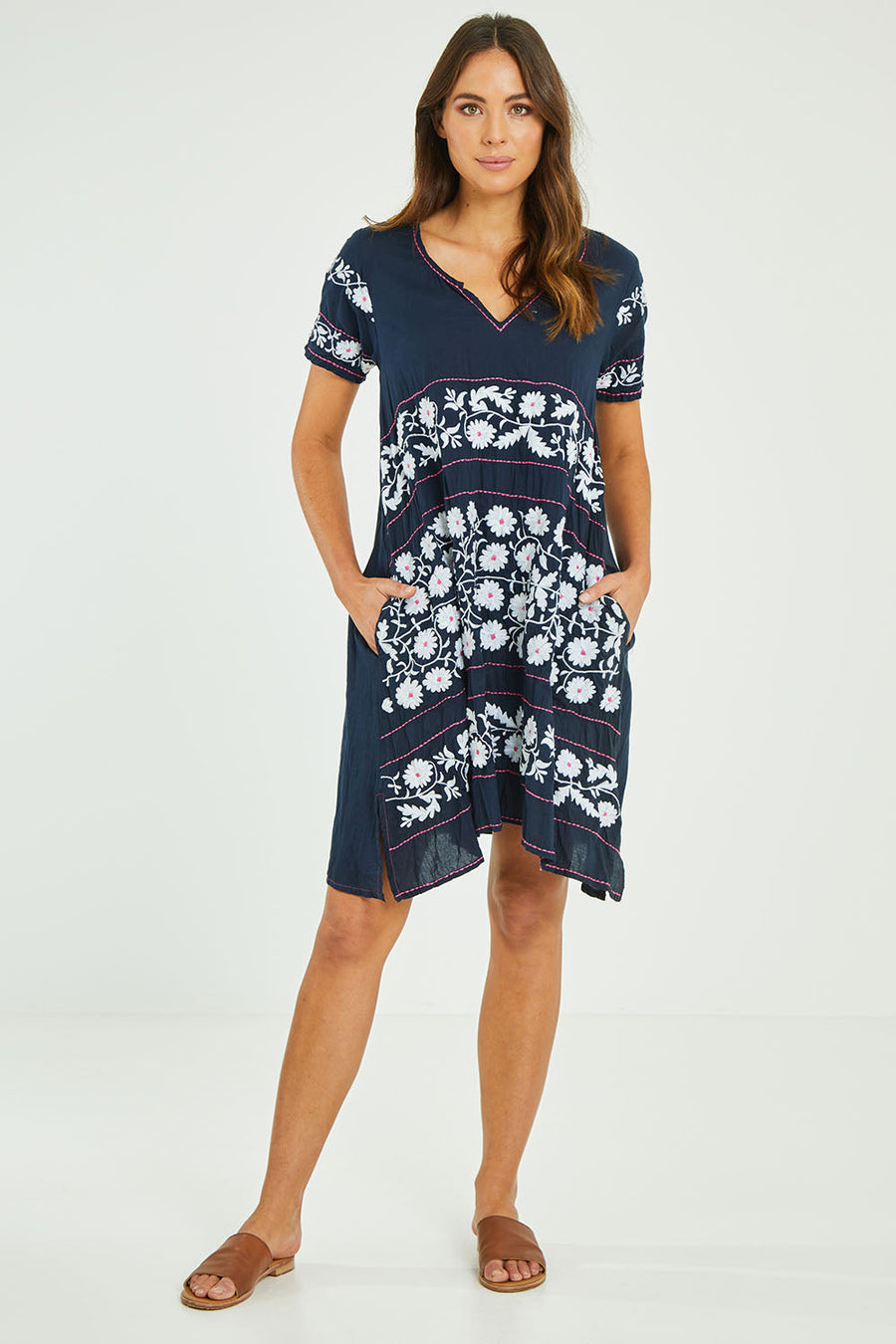 Charlotte Dress - Navy