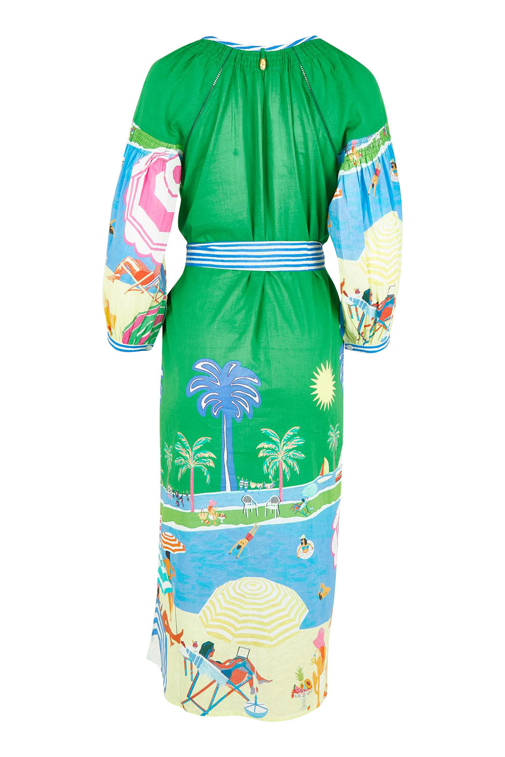 Cote D'azur Cotton Dress - Print