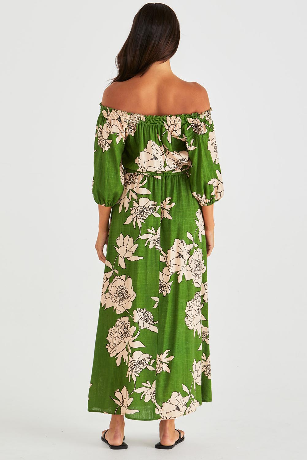 Antonie Off Shoulder Dress - Moonflower