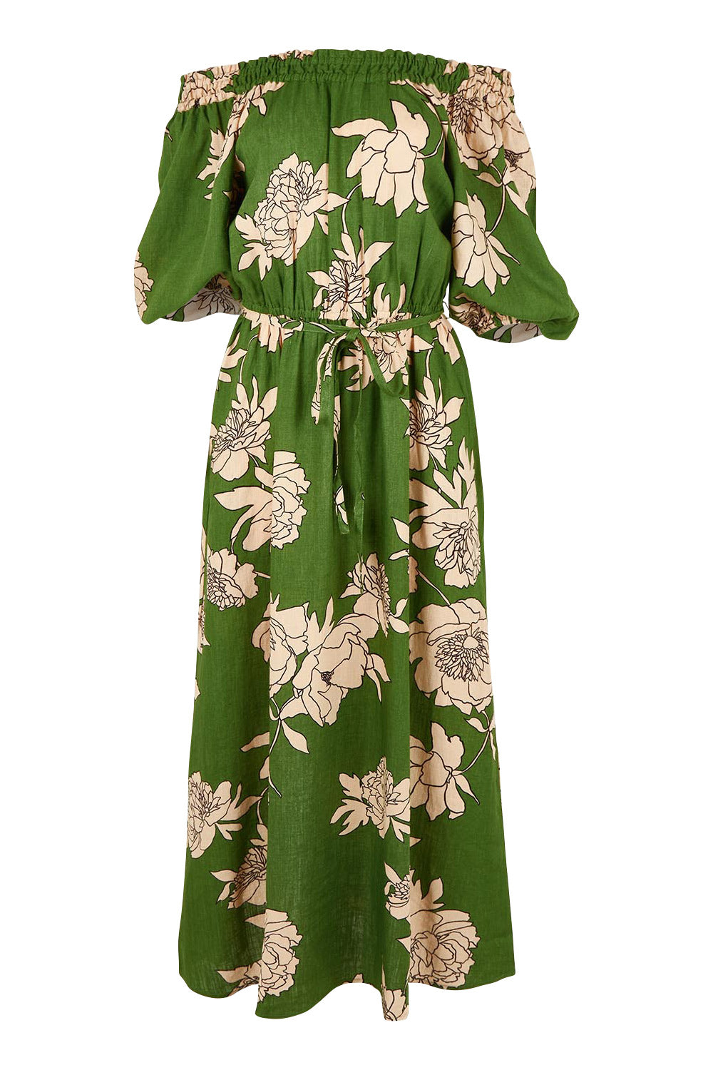 Antonie Off Shoulder Dress - Moonflower