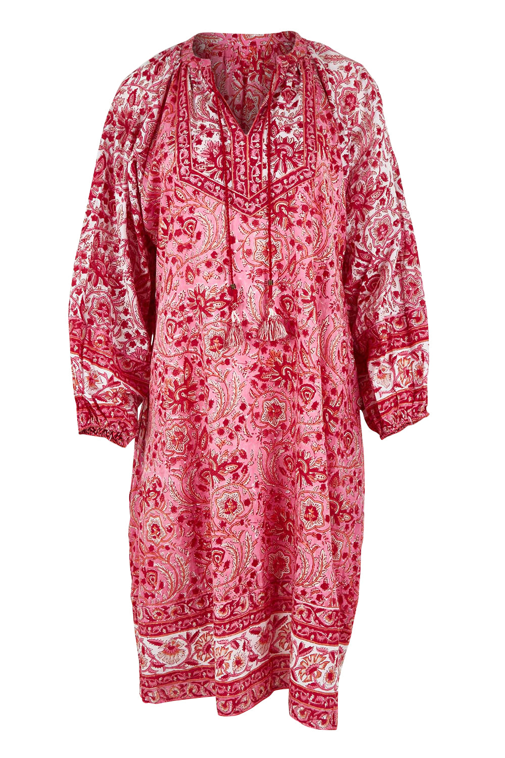 Cottesloe Beach Cotton Shift Dress - Pink