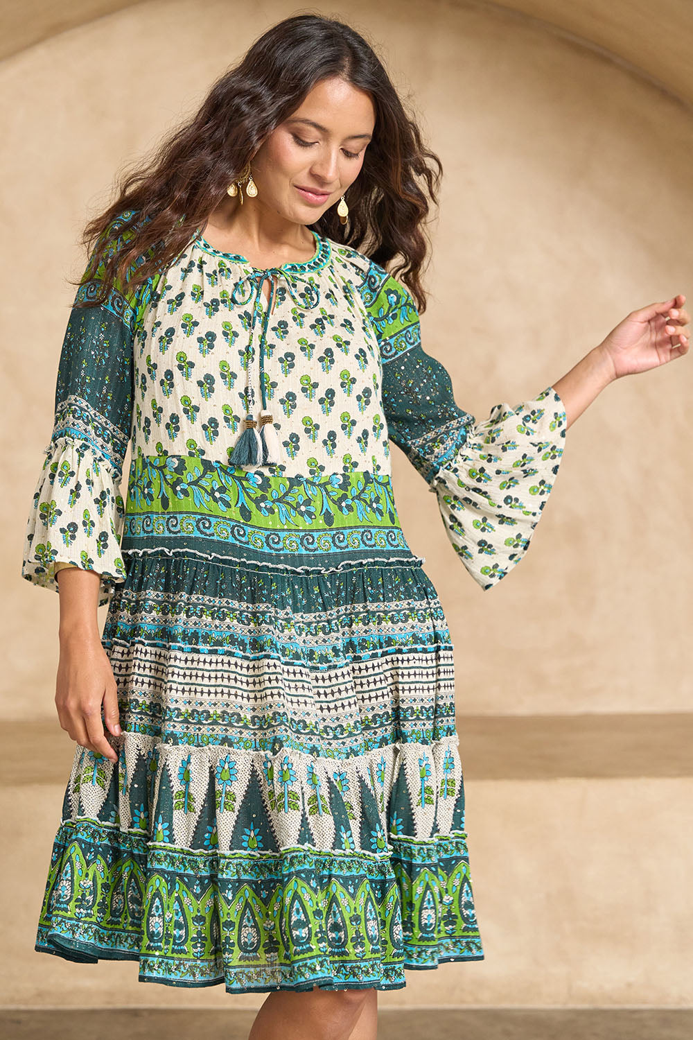 Angel Falls Dress - Green