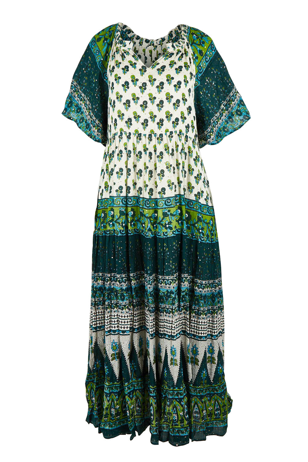 Angel Falls Long Dress - Green