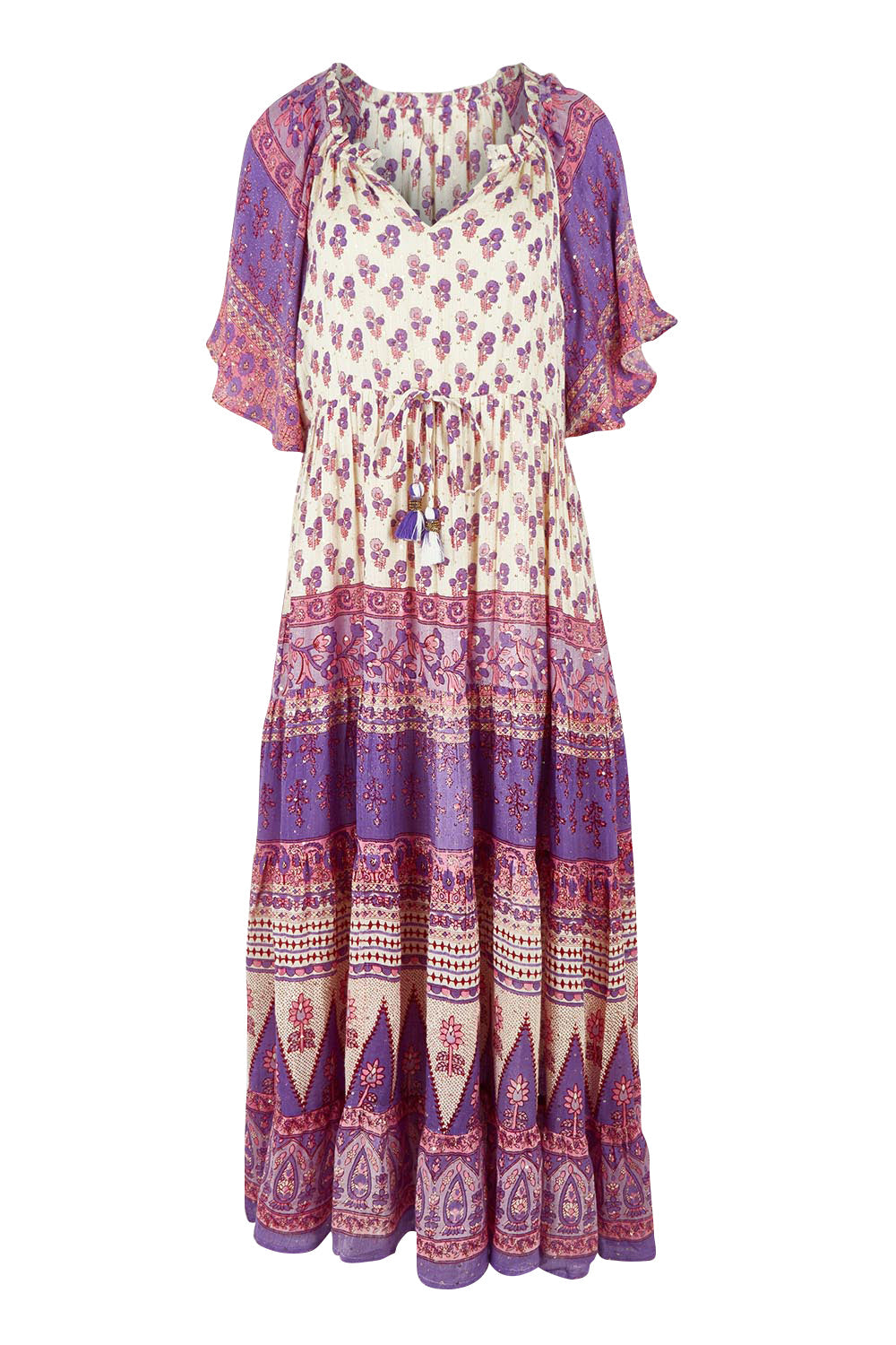 Angel Falls Long Dress - Pink